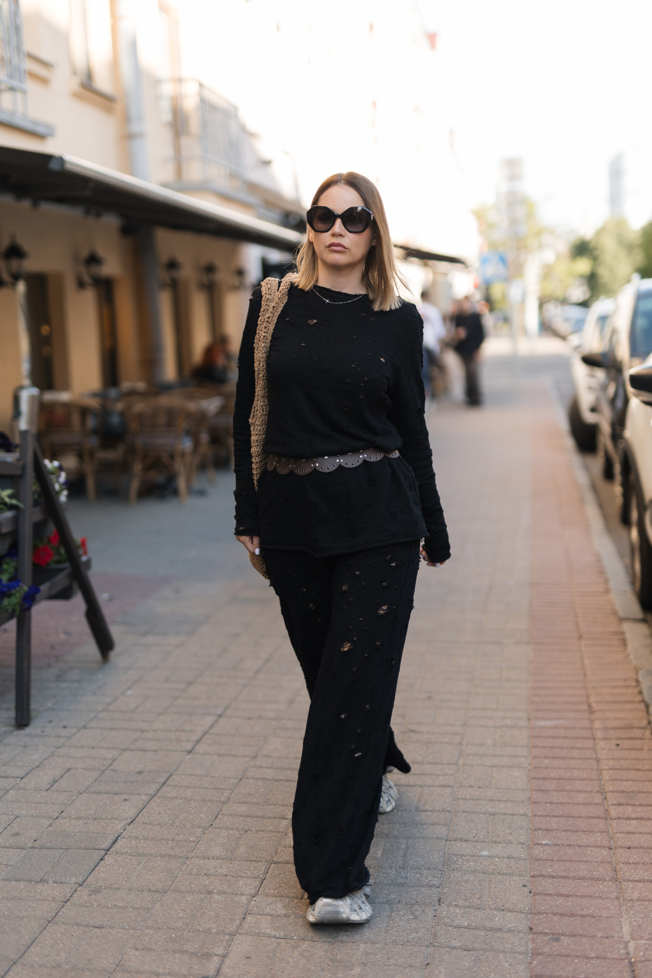 Фотосессия на улице с Оксаной