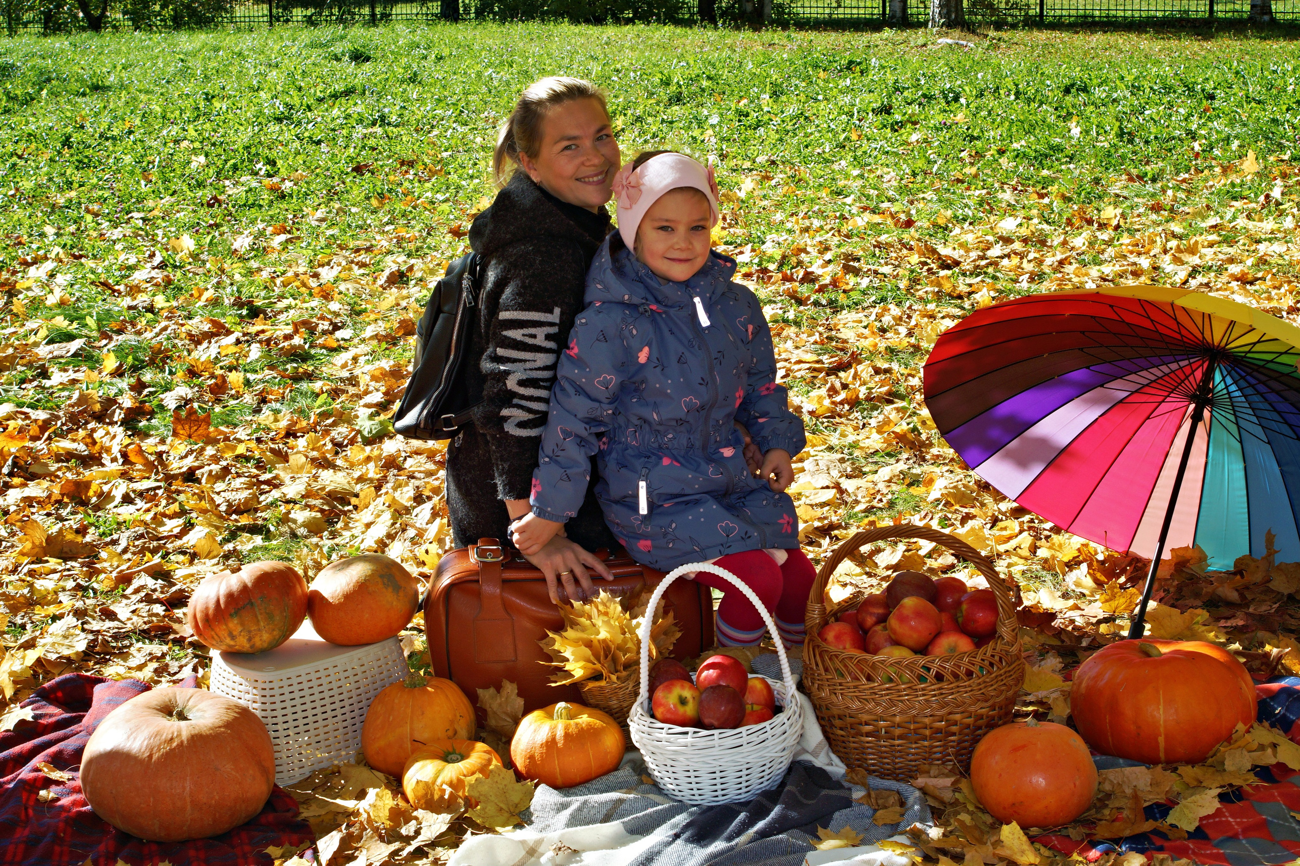 Осенняя фотосессия в детском саду г. Йошкар-Ола