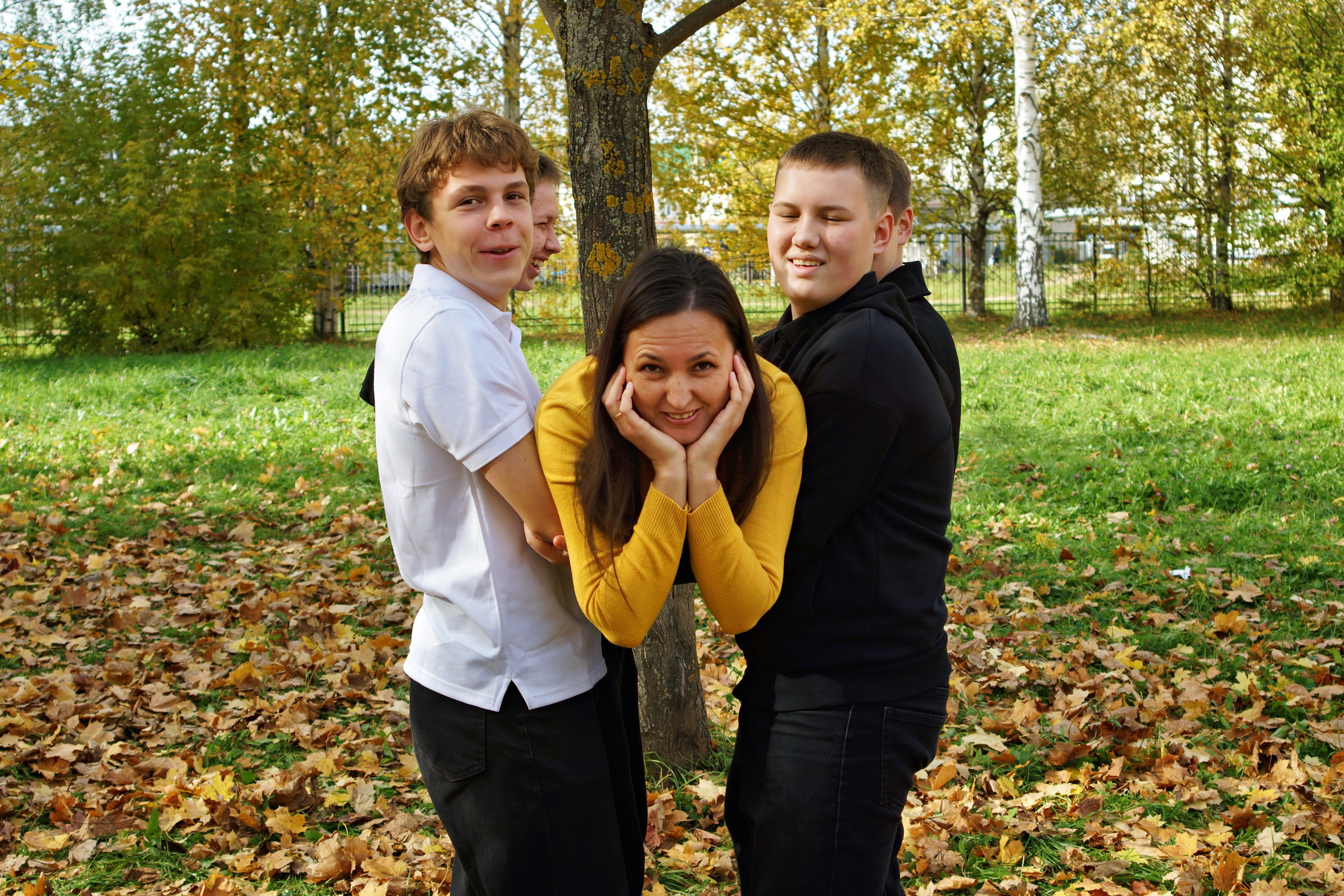 Осенняя фотосессия в школе г. Йошкар-Ола