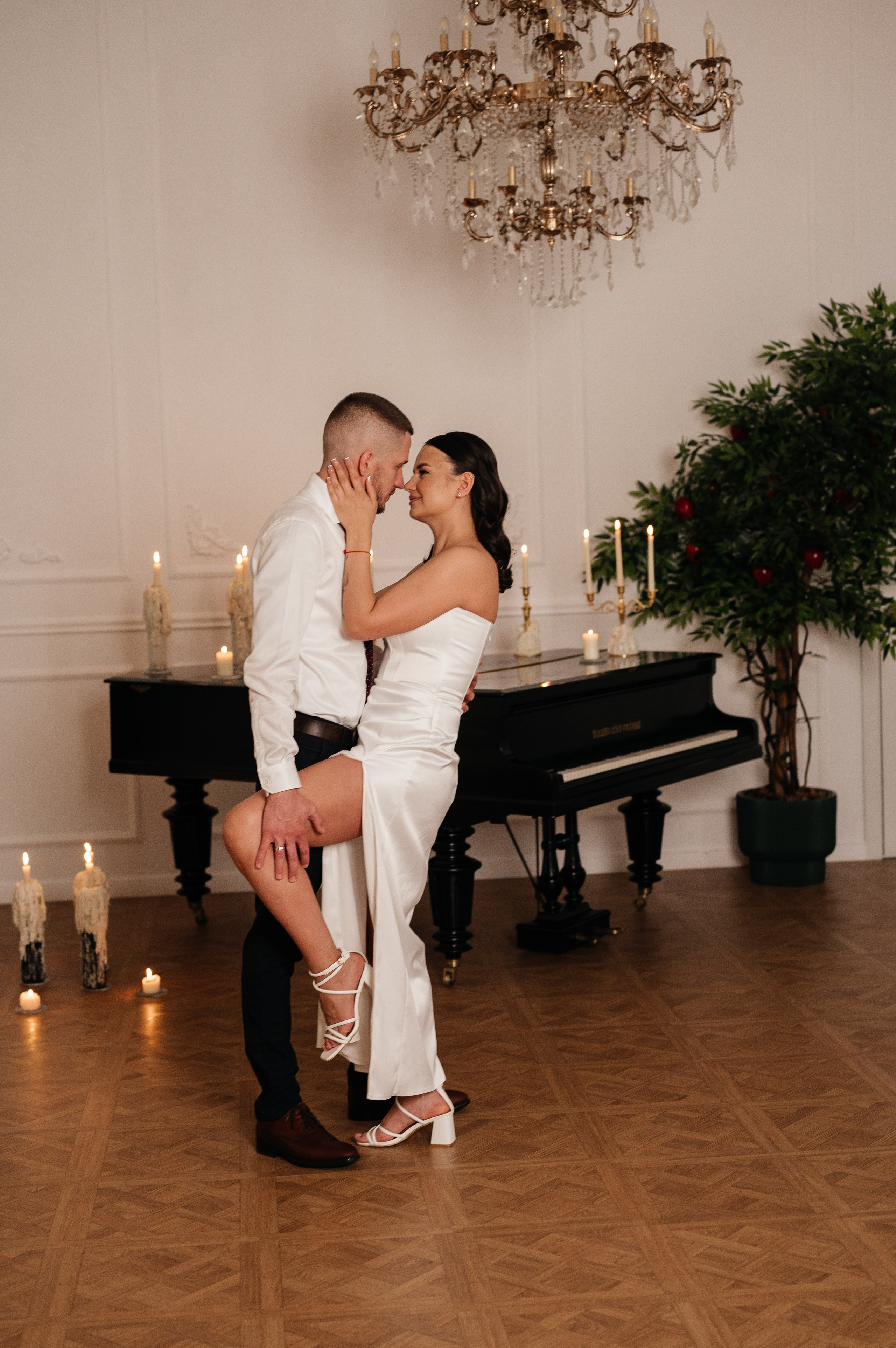 Свадебная фотосессия в студии. Свадебный и семейный фотограф в Краснодаре Алина Мельник