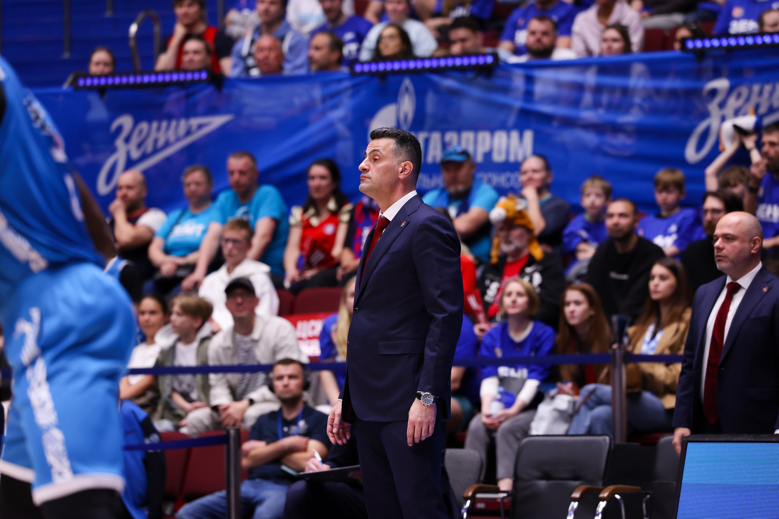 БК «Зенит» — БК «ЦСКА» финал ЕЛ ВТБ 1 игра 27.05.2025. Спортивный и репортажный фотограф Антон Тереханов