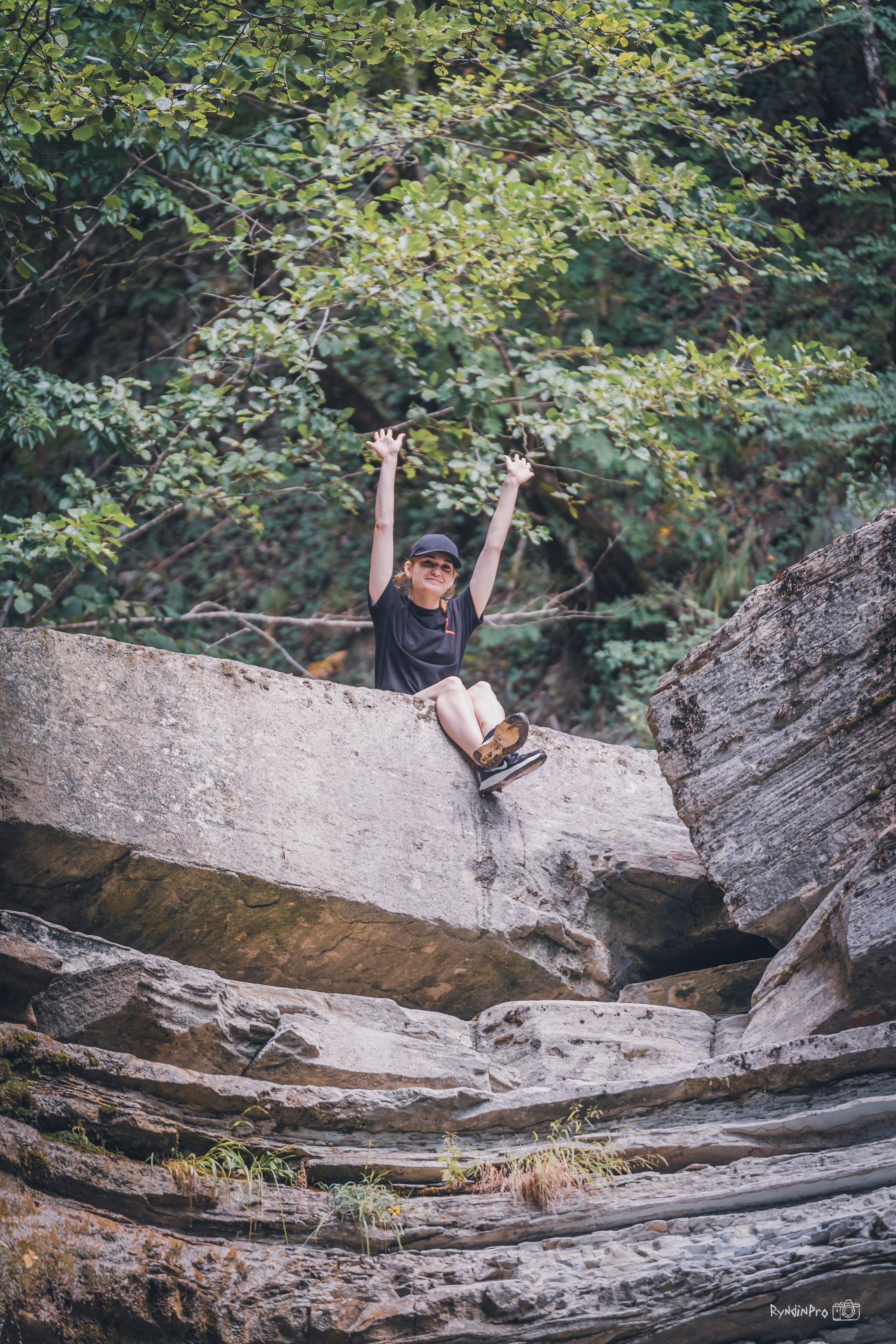 Поход на водопады Куаго с командой Мадьяр 23.07.24. Репортажный фотограф в Краснодаре Рындин Дмитрий