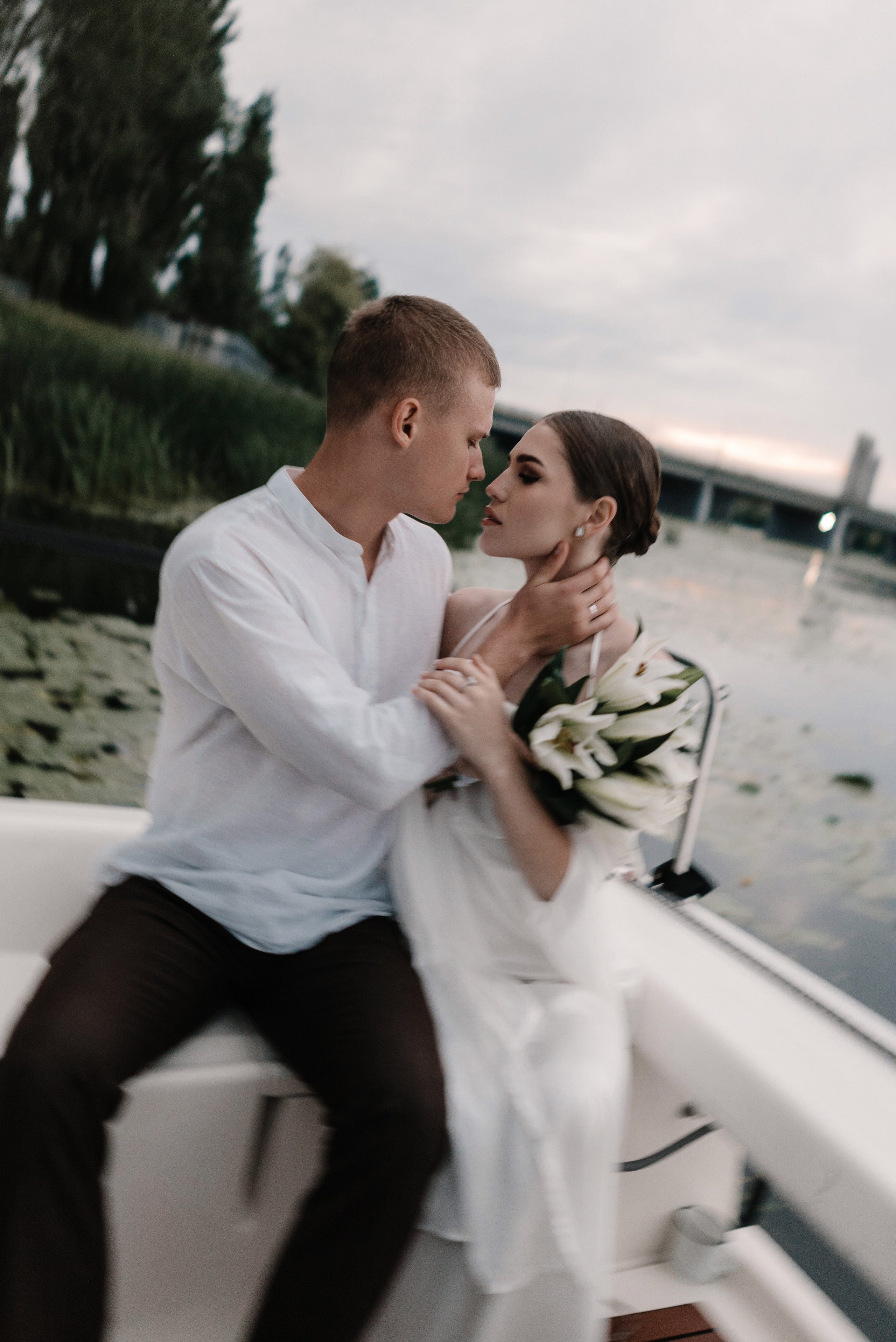 Маша и Дима на яхте. Свадебный и портретный фотограф в Липецке Юлия Свит