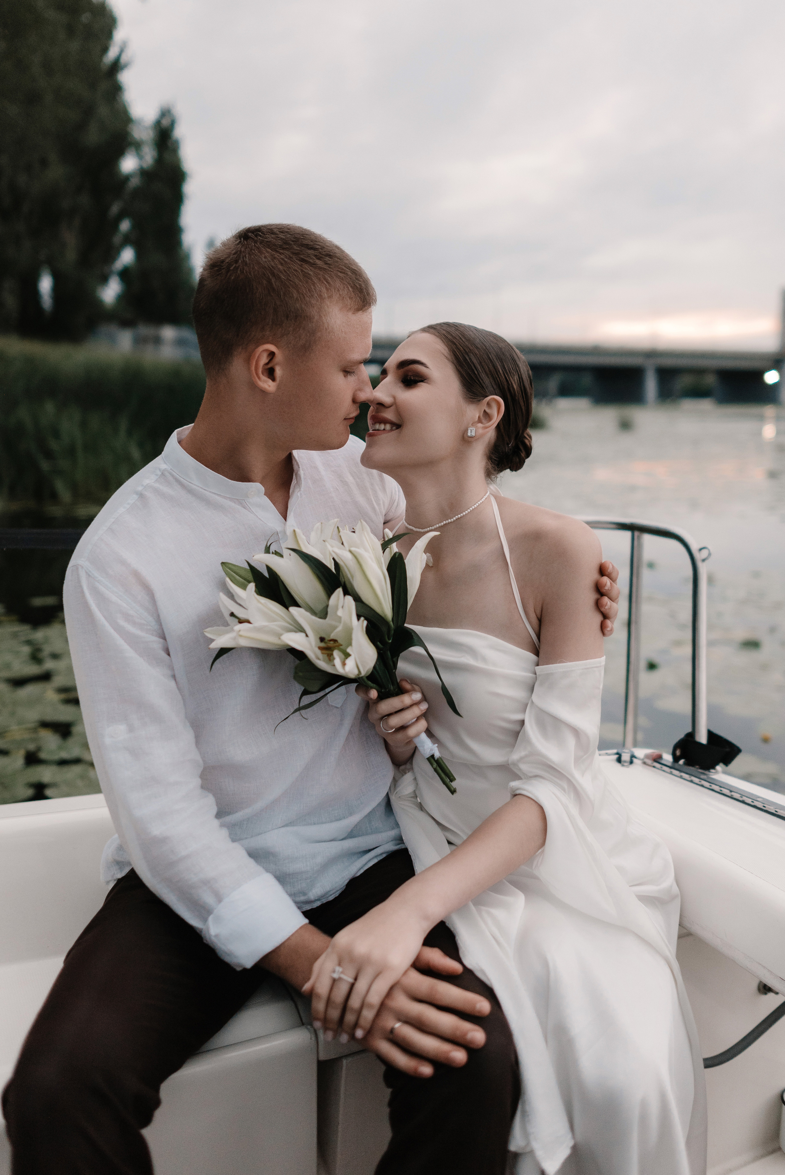 Маша и Дима на яхте. Свадебный и портретный фотограф в Липецке Юлия Свит