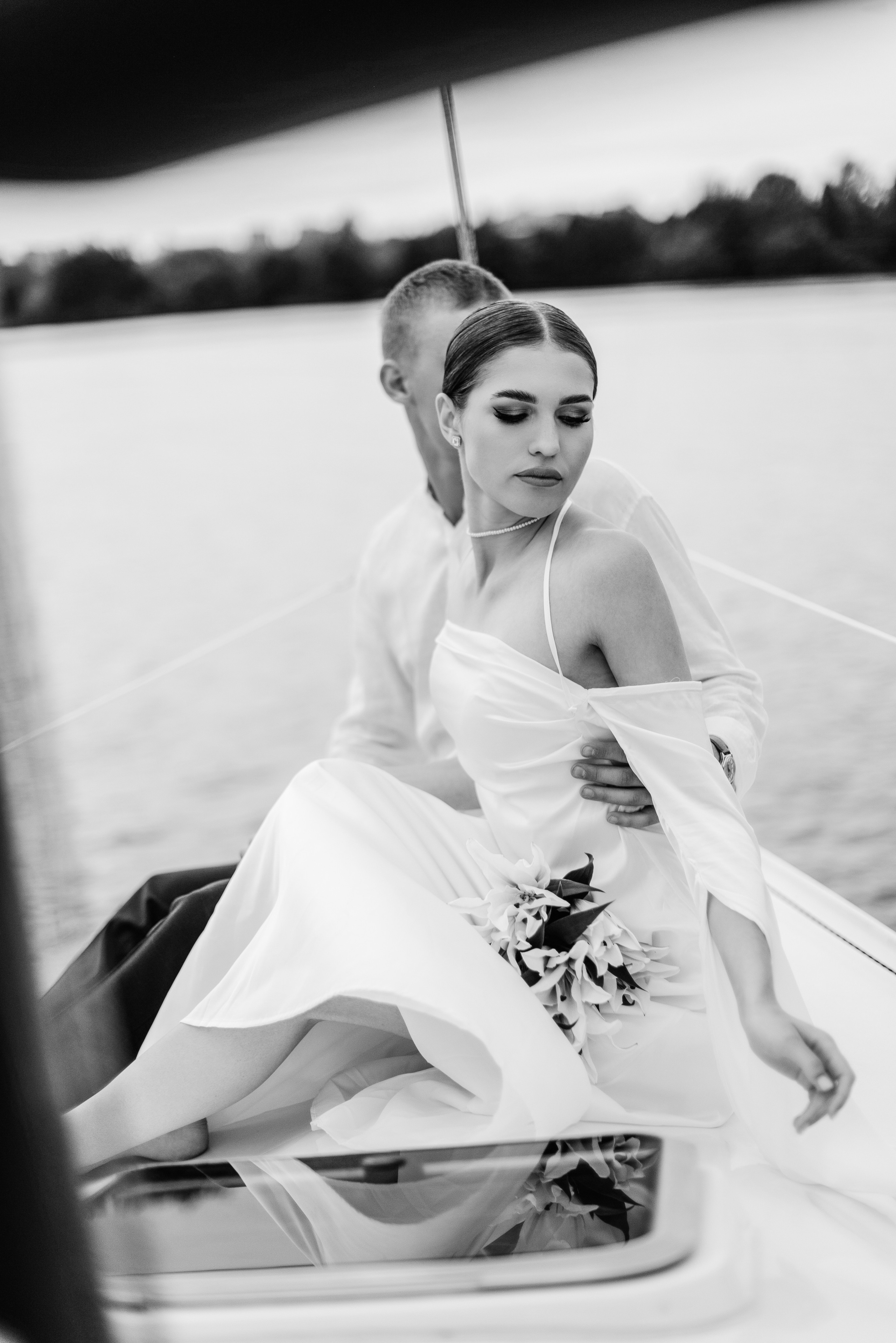 Маша и Дима на яхте. Свадебный и портретный фотограф в Липецке Юлия Свит