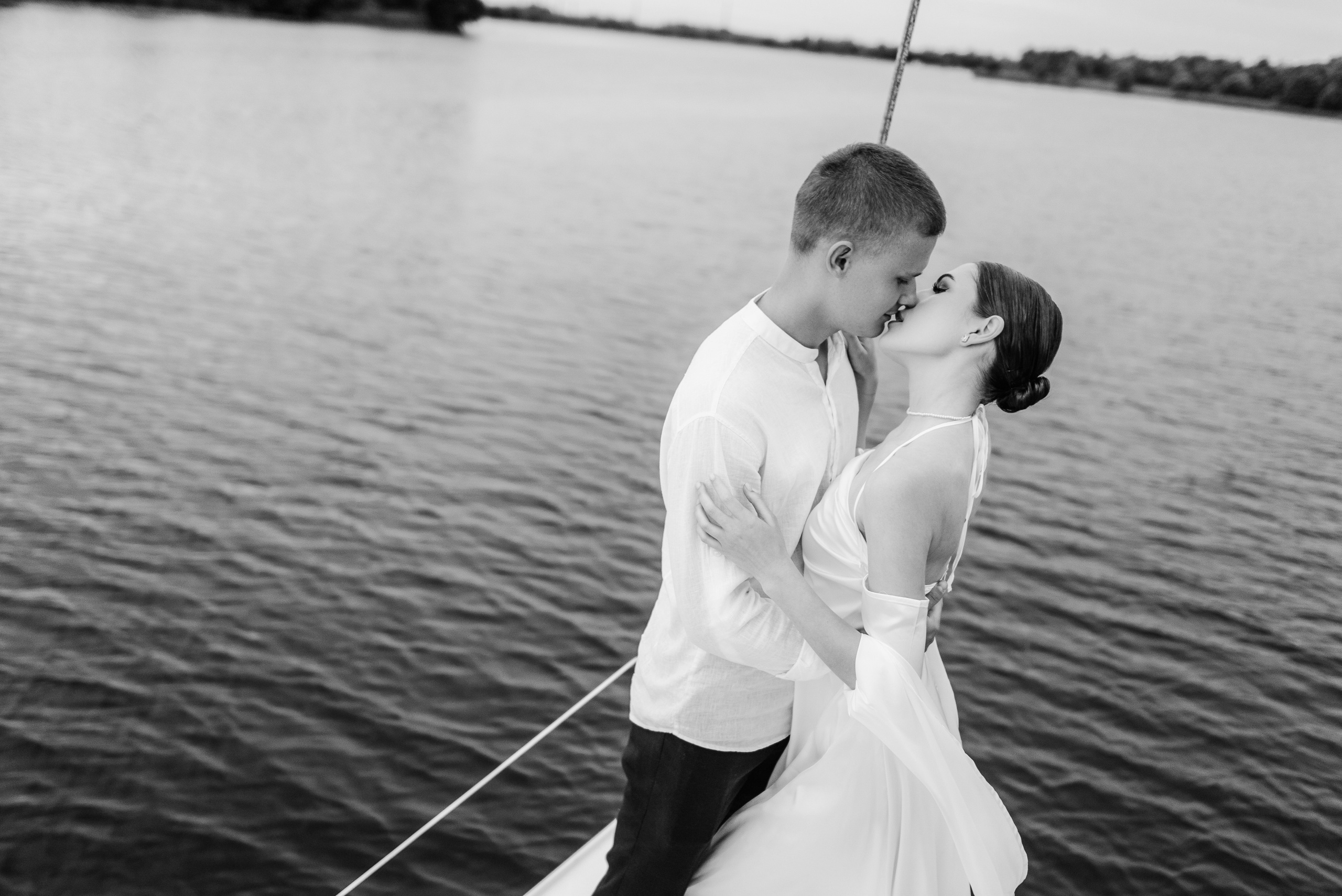 Маша и Дима на яхте. Свадебный и портретный фотограф в Липецке Юлия Свит