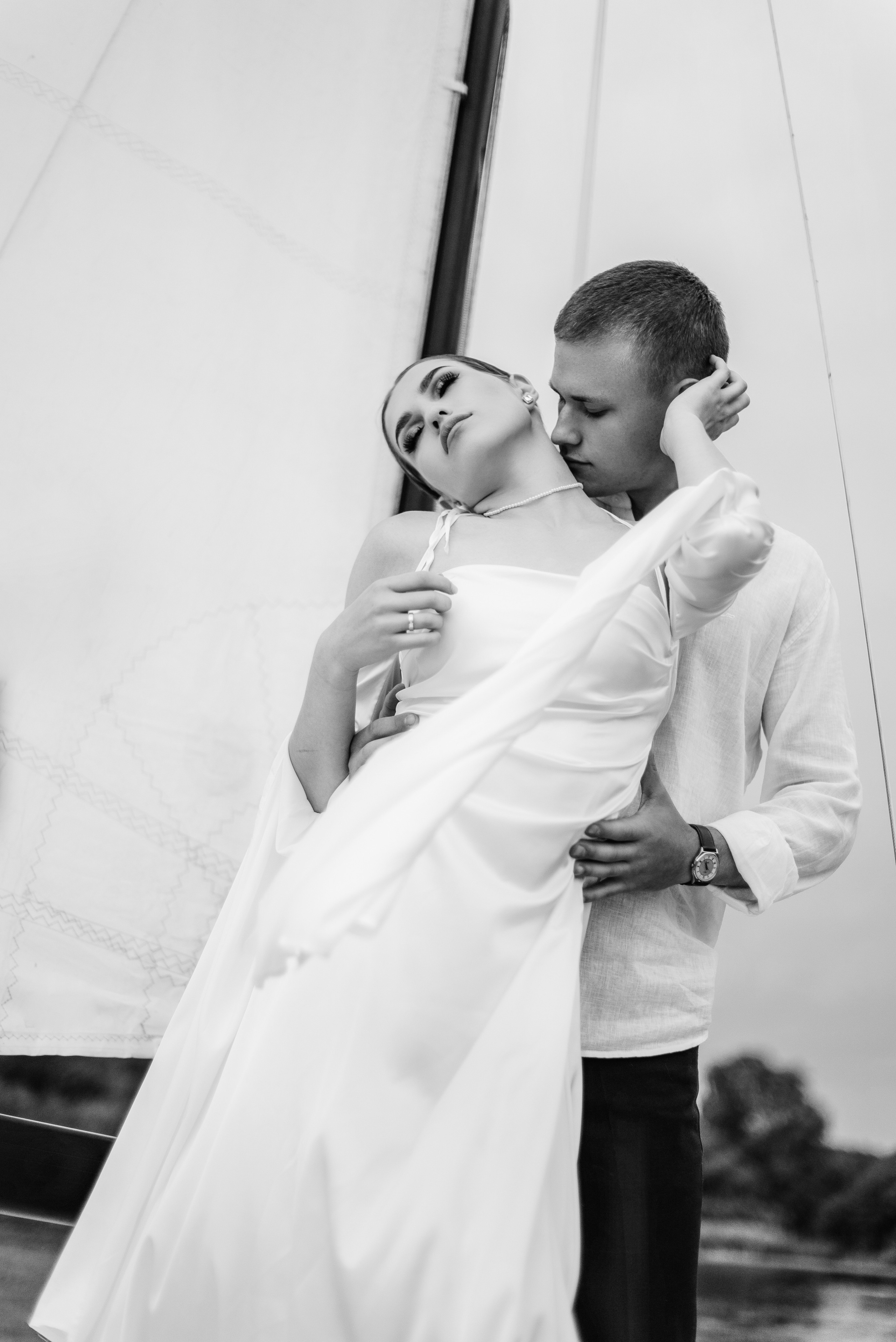 Маша и Дима на яхте. Свадебный и портретный фотограф в Липецке Юлия Свит