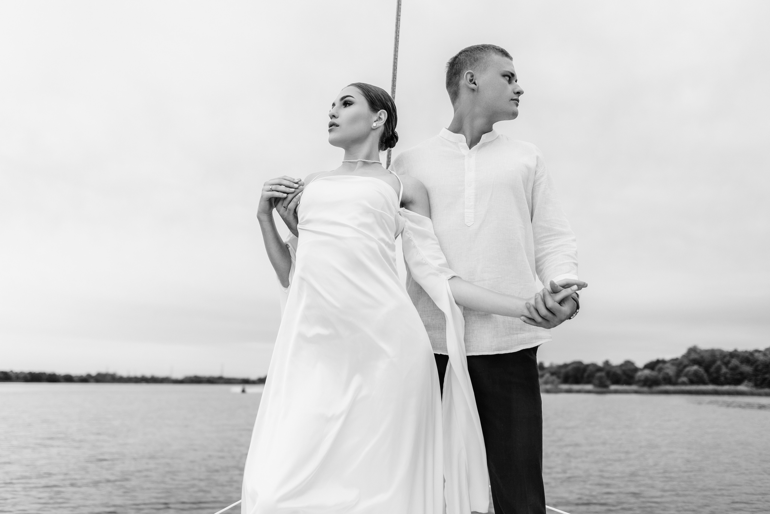 Маша и Дима на яхте. Свадебный и портретный фотограф в Липецке Юлия Свит