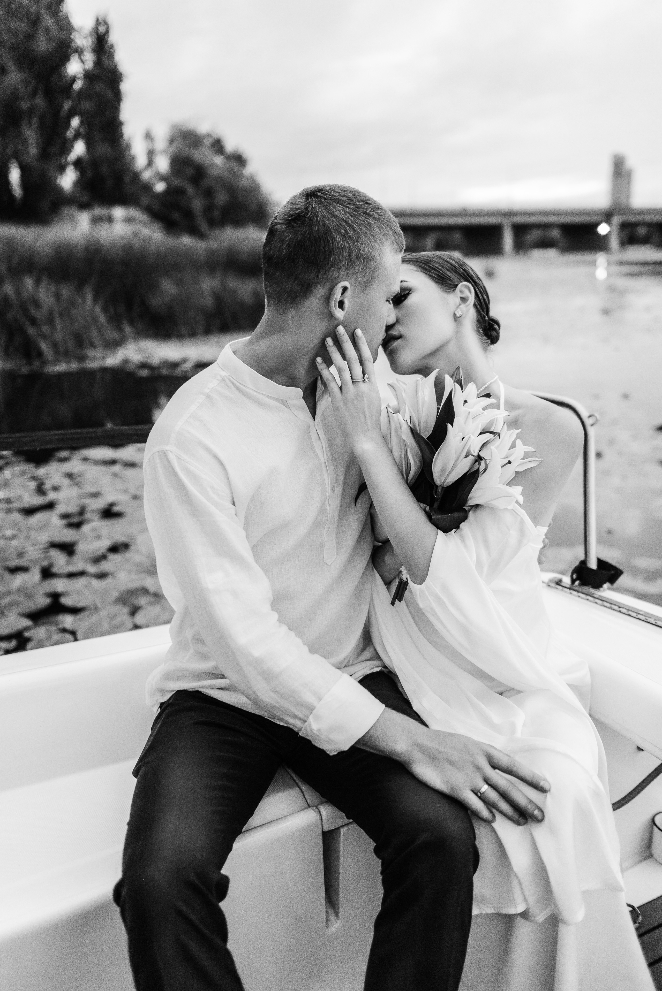 Маша и Дима на яхте. Свадебный и портретный фотограф в Липецке Юлия Свит