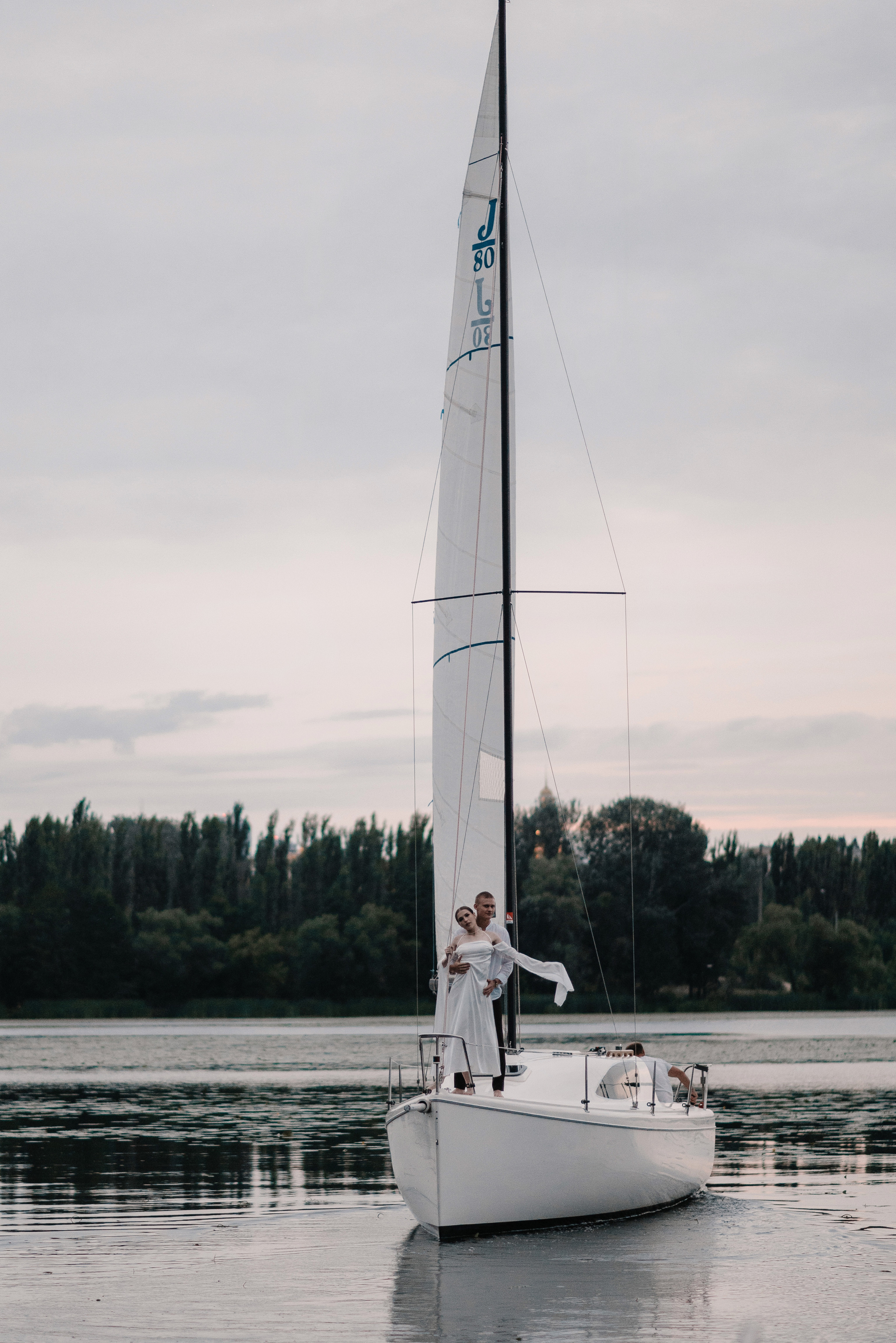 Маша и Дима на яхте. Свадебный и портретный фотограф в Липецке Юлия Свит