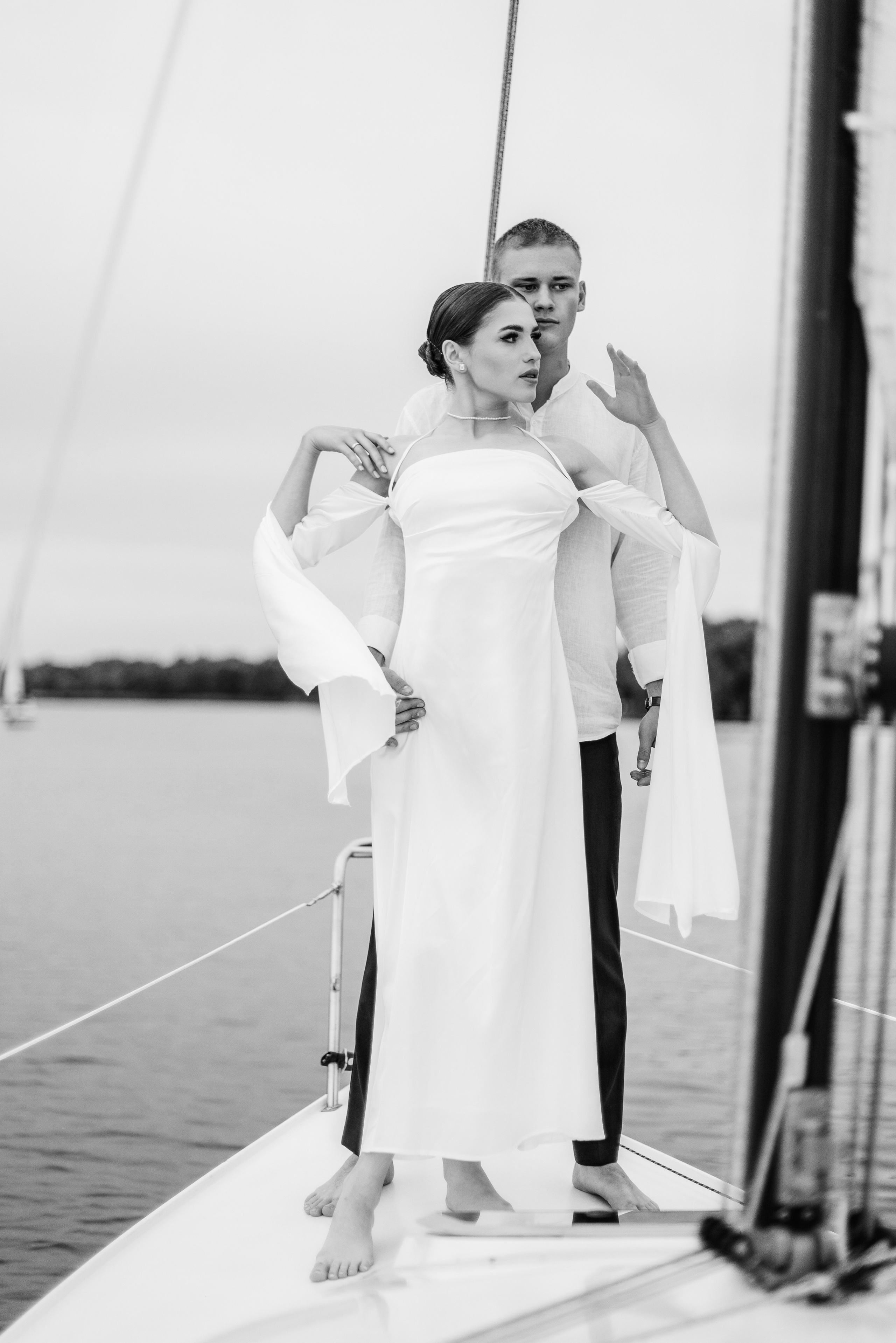 Маша и Дима на яхте. Свадебный и портретный фотограф в Липецке Юлия Свит
