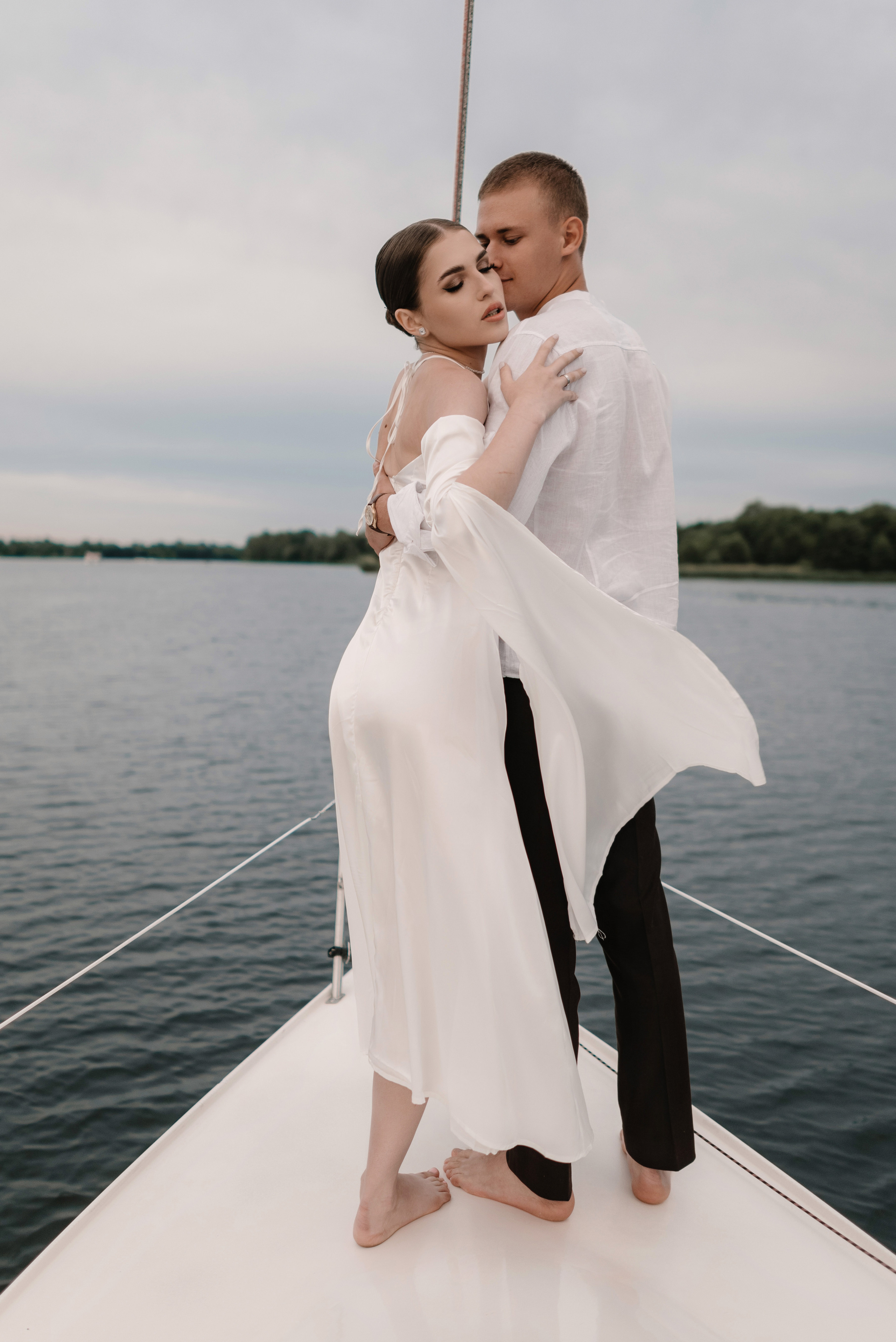 Маша и Дима на яхте. Свадебный и портретный фотограф в Липецке Юлия Свит