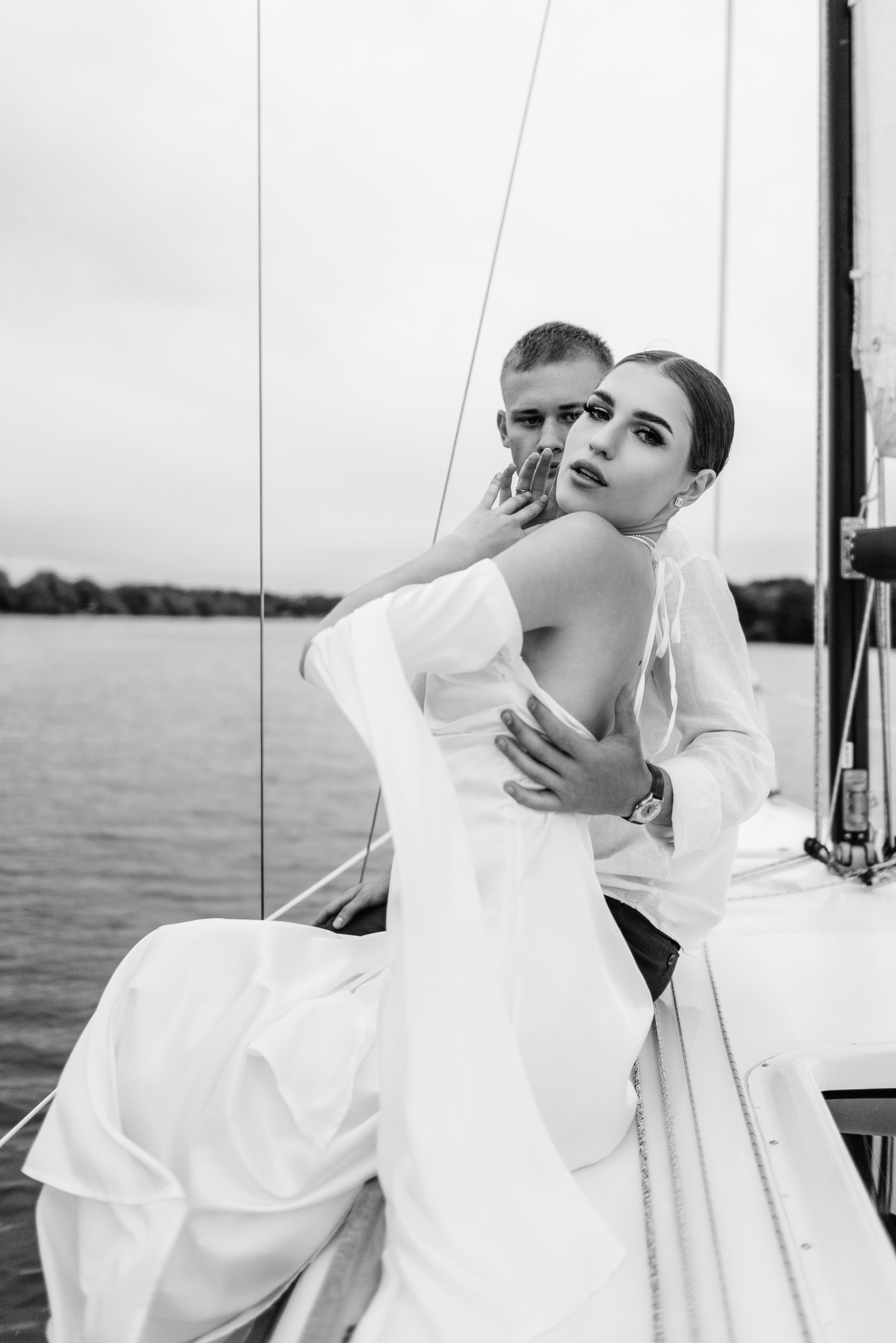 Маша и Дима на яхте. Свадебный и портретный фотограф в Липецке Юлия Свит