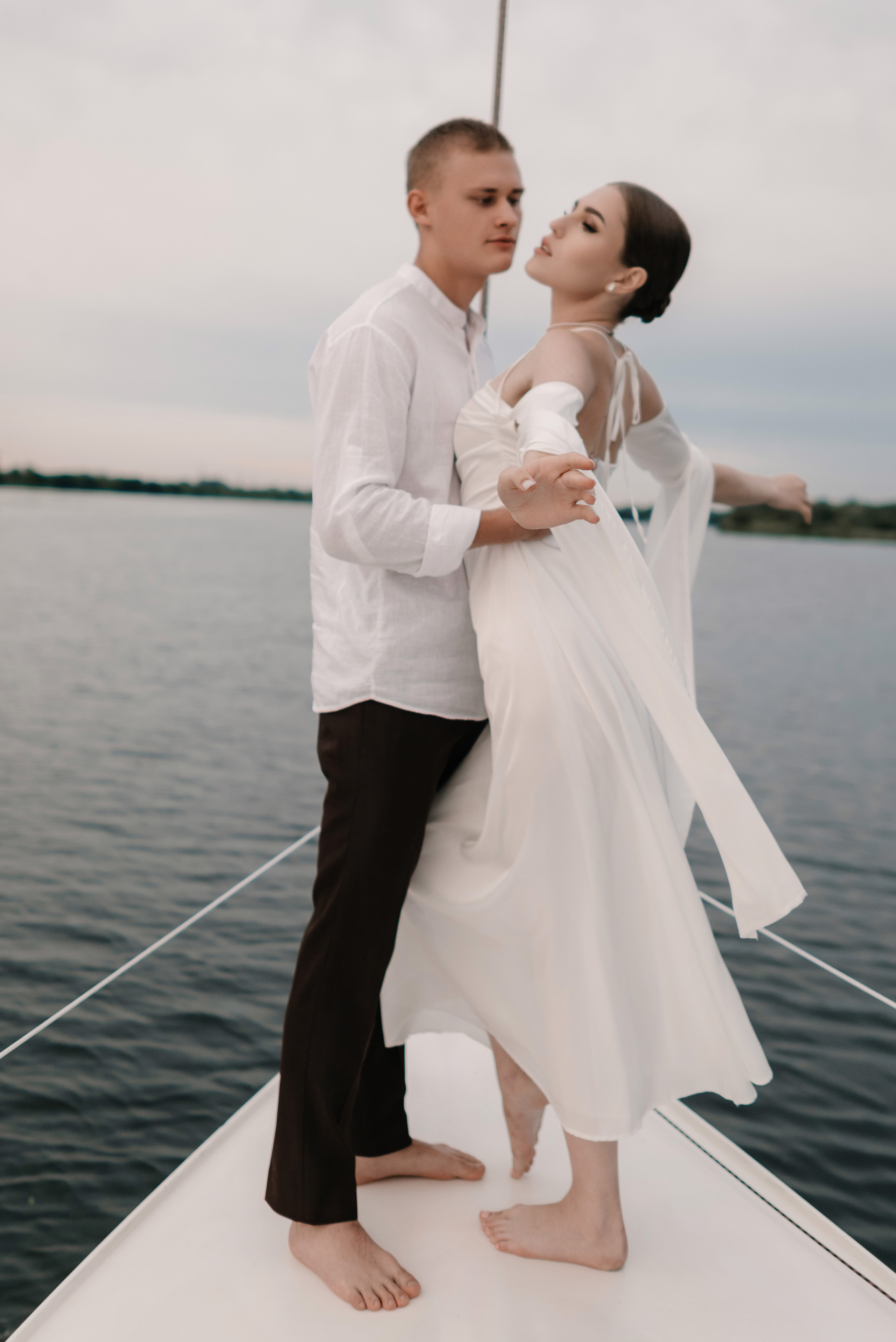 Маша и Дима на яхте. Свадебный и портретный фотограф в Липецке Юлия Свит