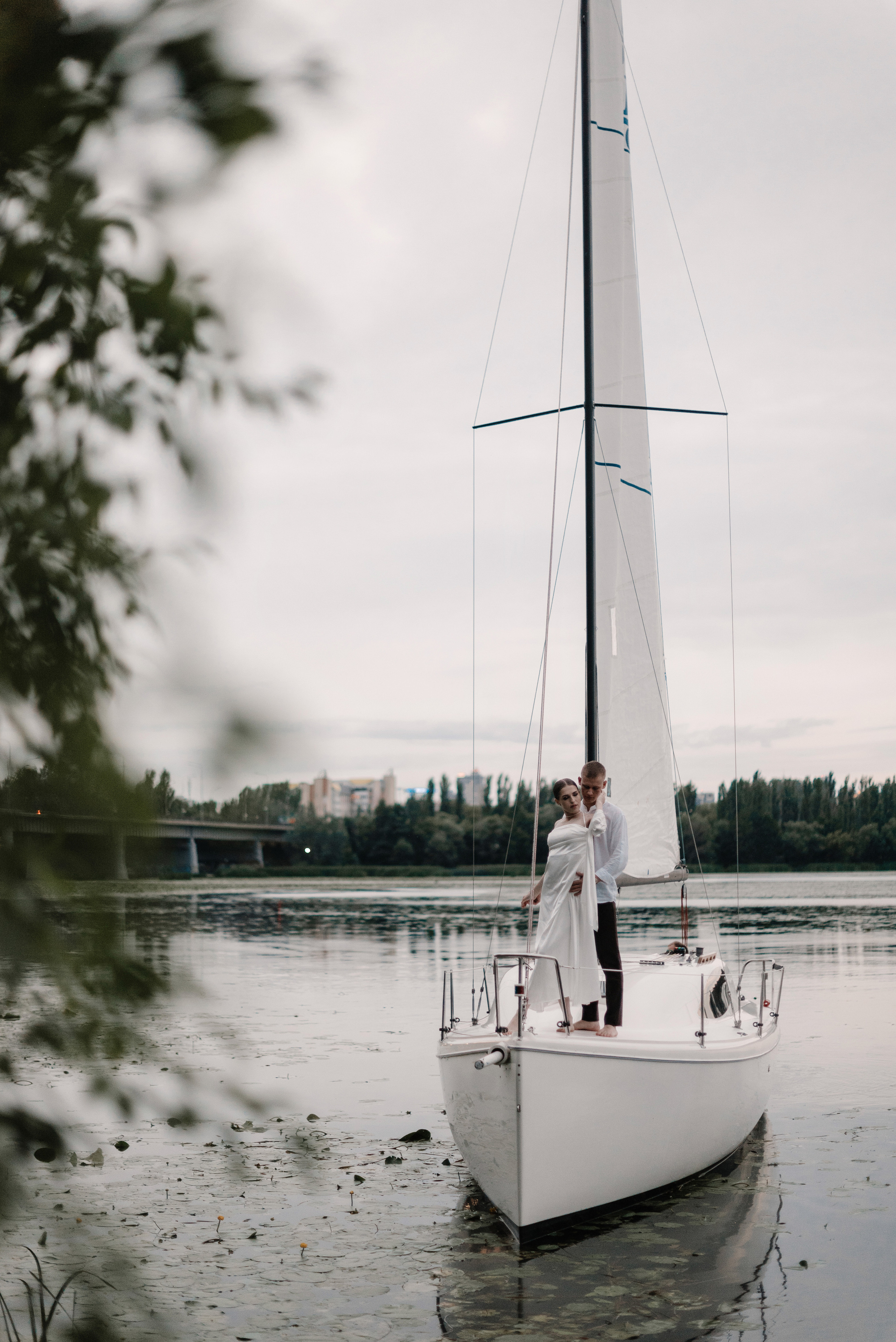 Маша и Дима на яхте. Свадебный и портретный фотограф в Липецке Юлия Свит