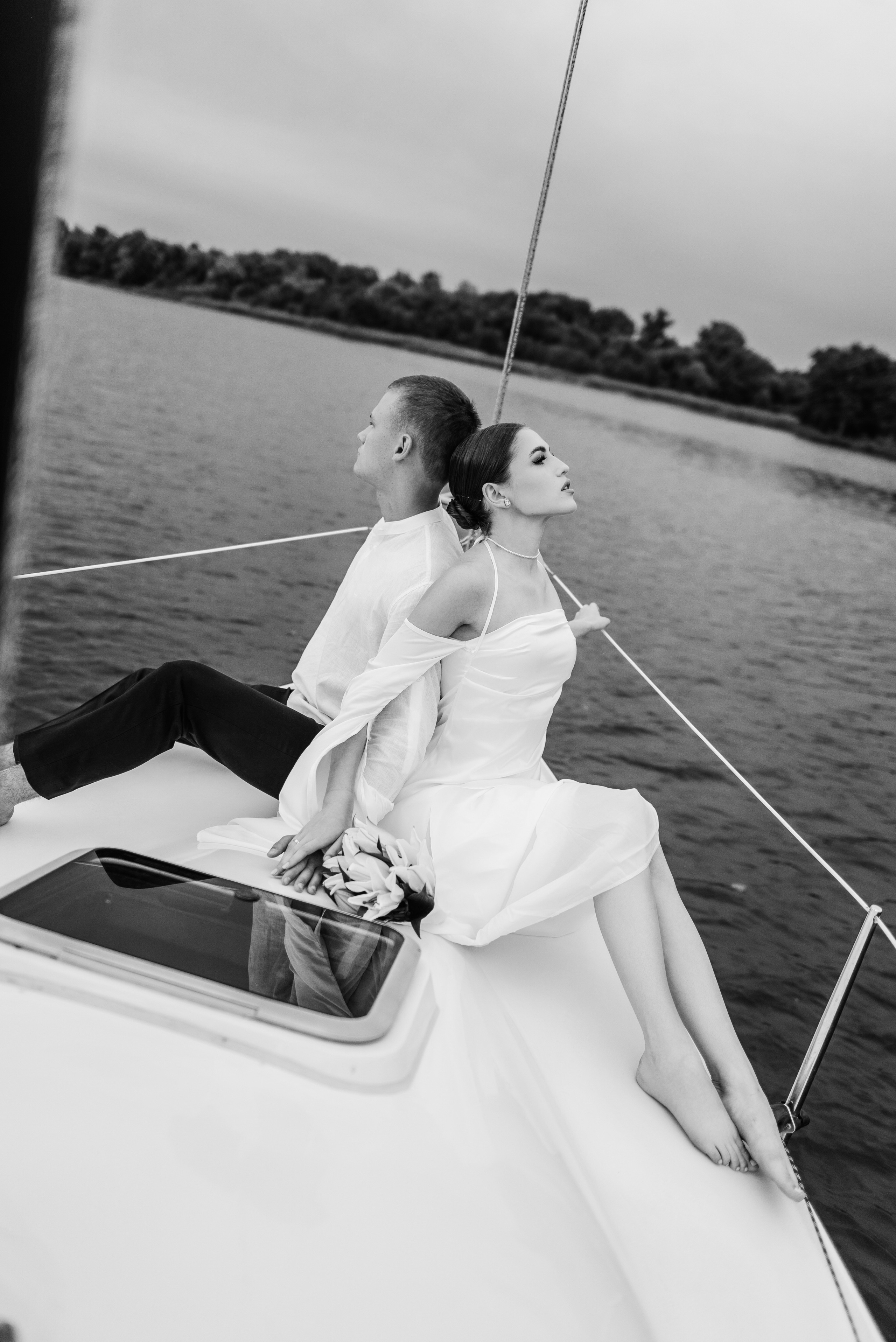 Маша и Дима на яхте. Свадебный и портретный фотограф в Липецке Юлия Свит
