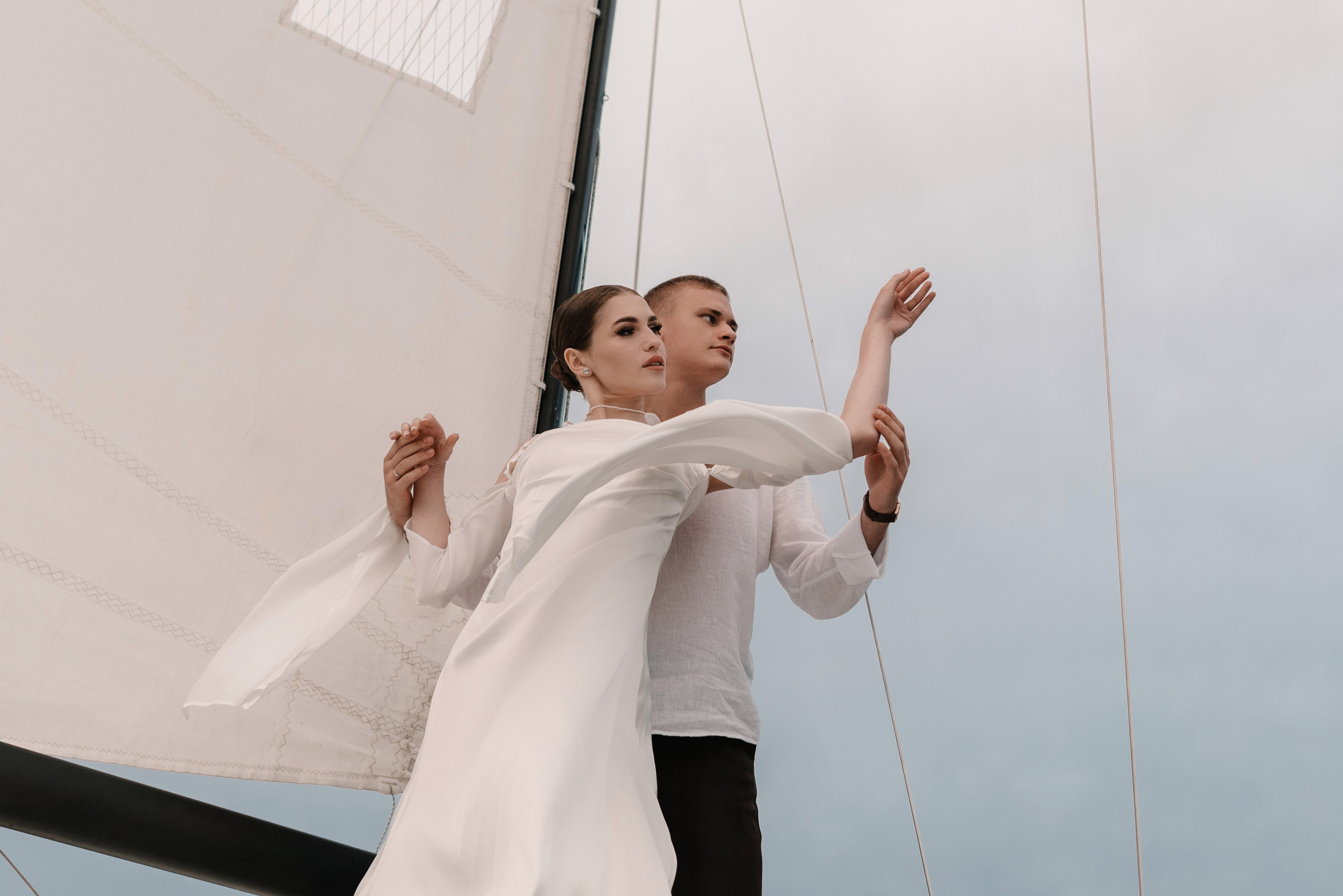 Маша и Дима на яхте. Свадебный и портретный фотограф в Липецке Юлия Свит