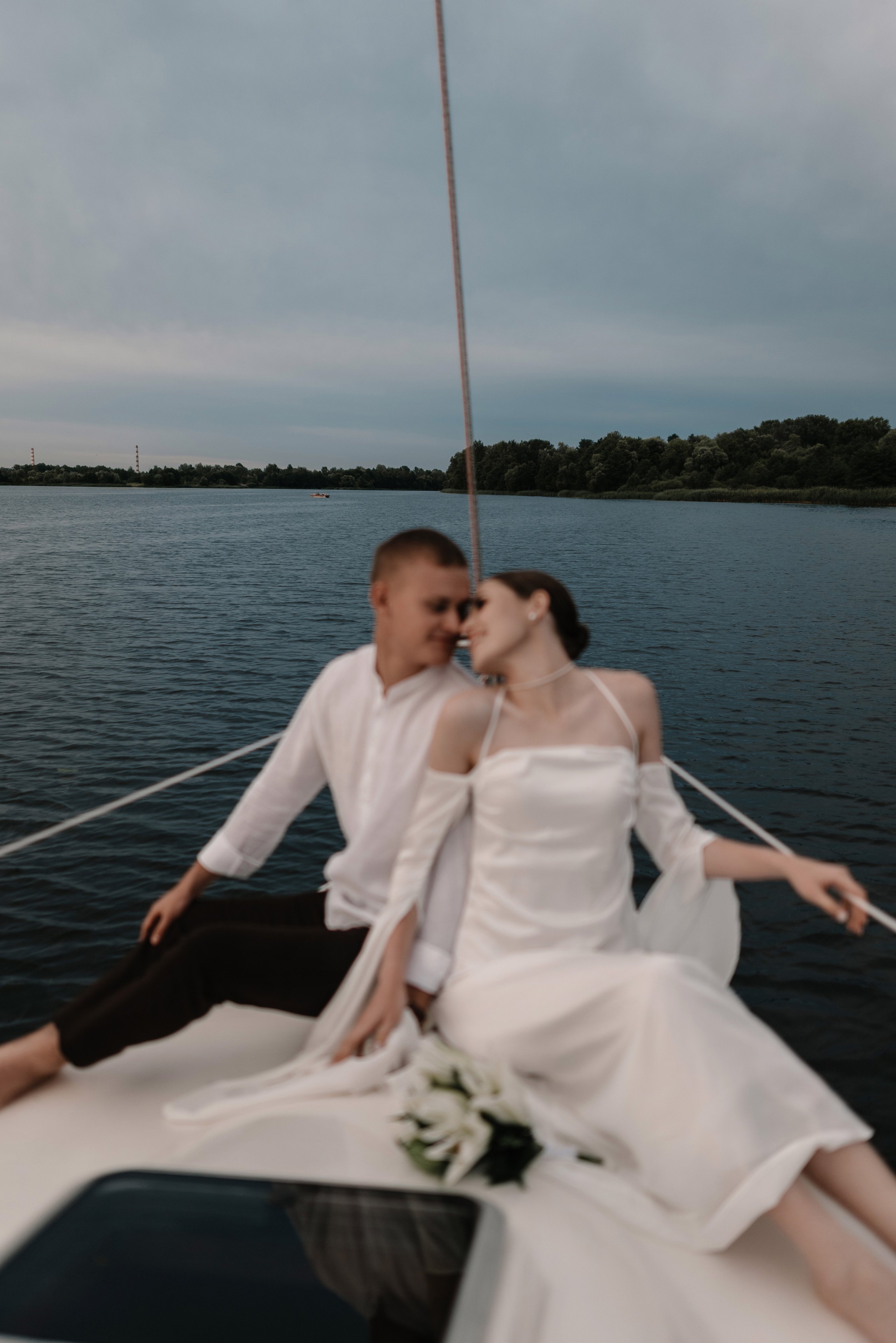 Маша и Дима на яхте. Свадебный и портретный фотограф в Липецке Юлия Свит