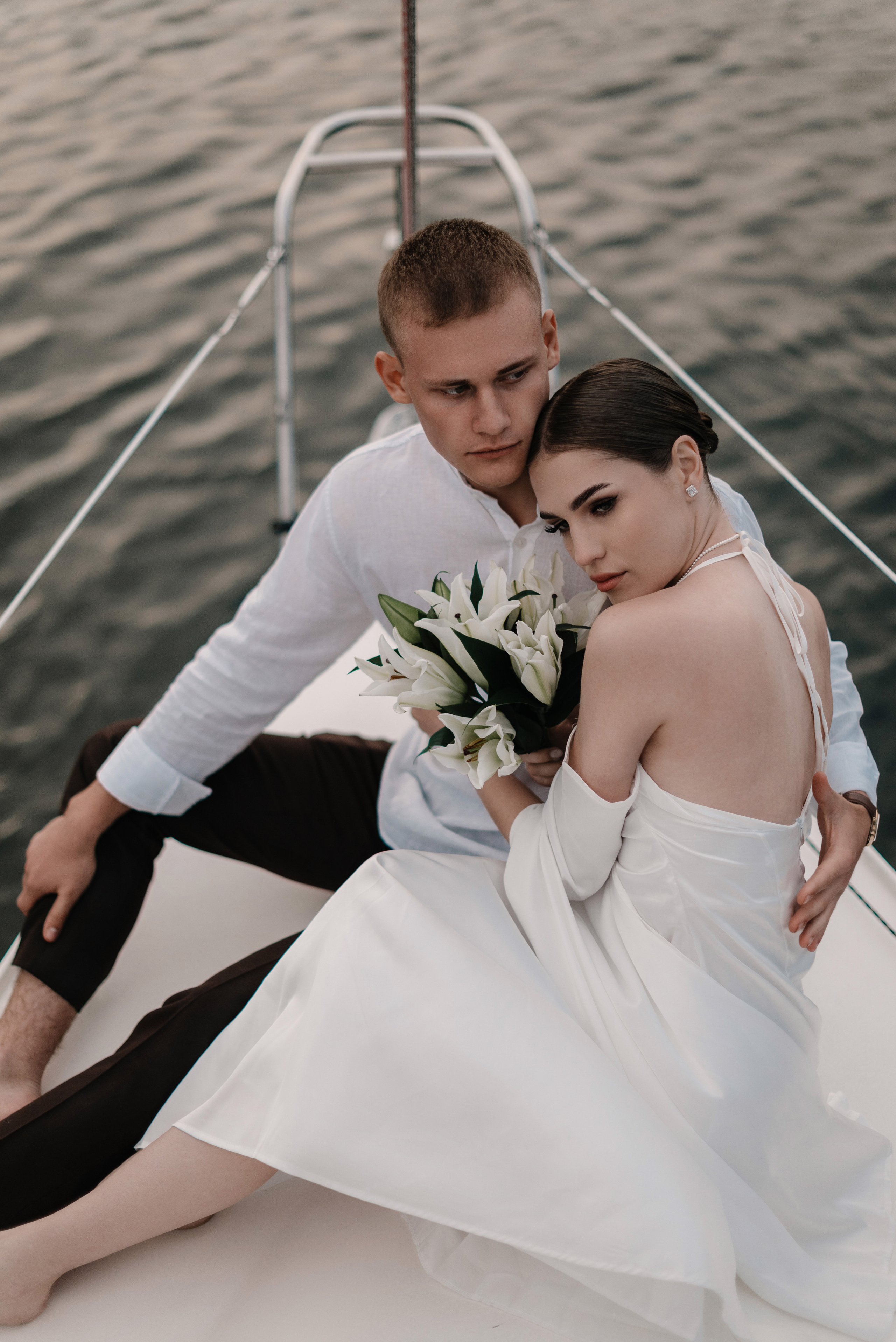 Маша и Дима на яхте. Свадебный и портретный фотограф в Липецке Юлия Свит