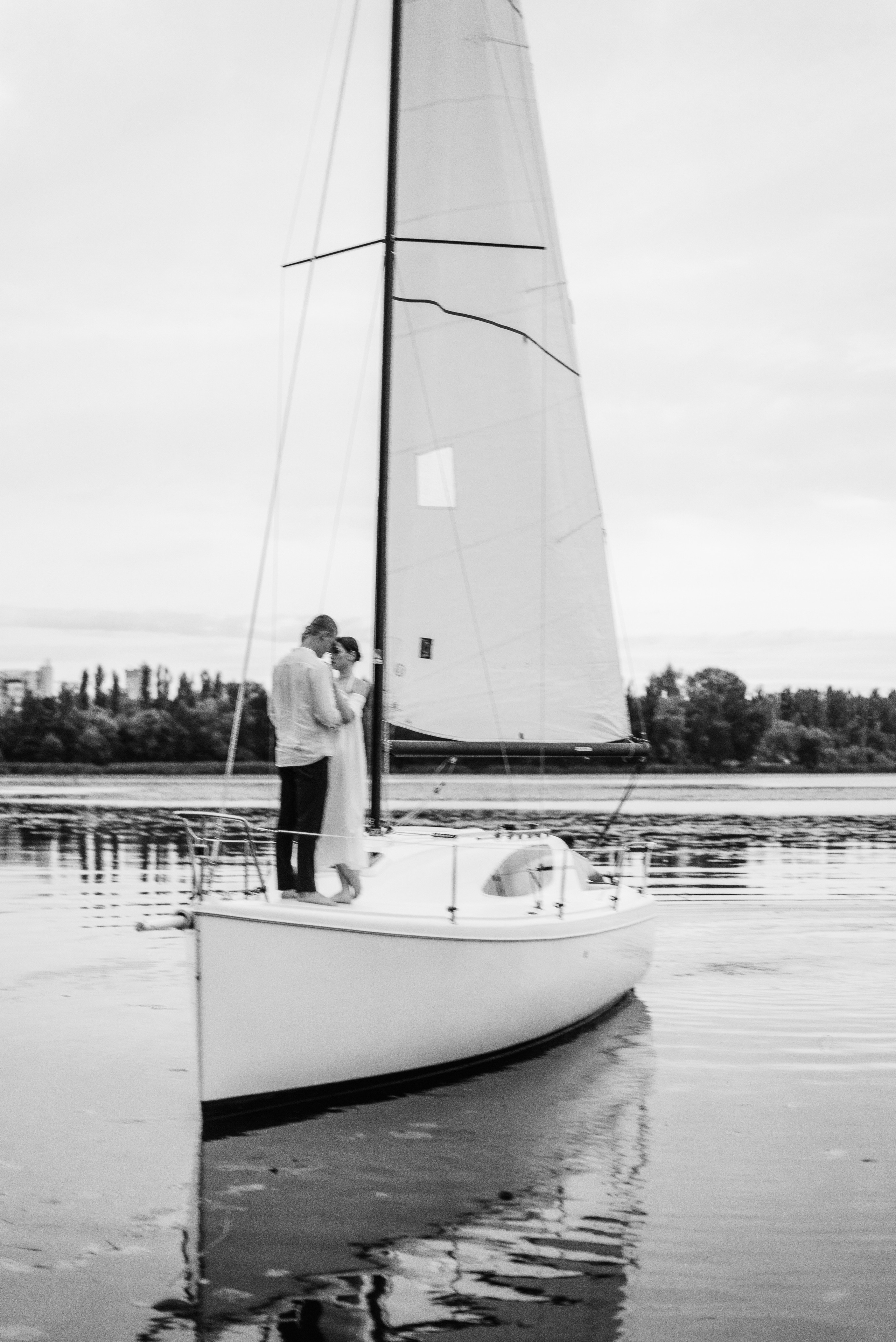 Маша и Дима на яхте. Свадебный и портретный фотограф в Липецке Юлия Свит
