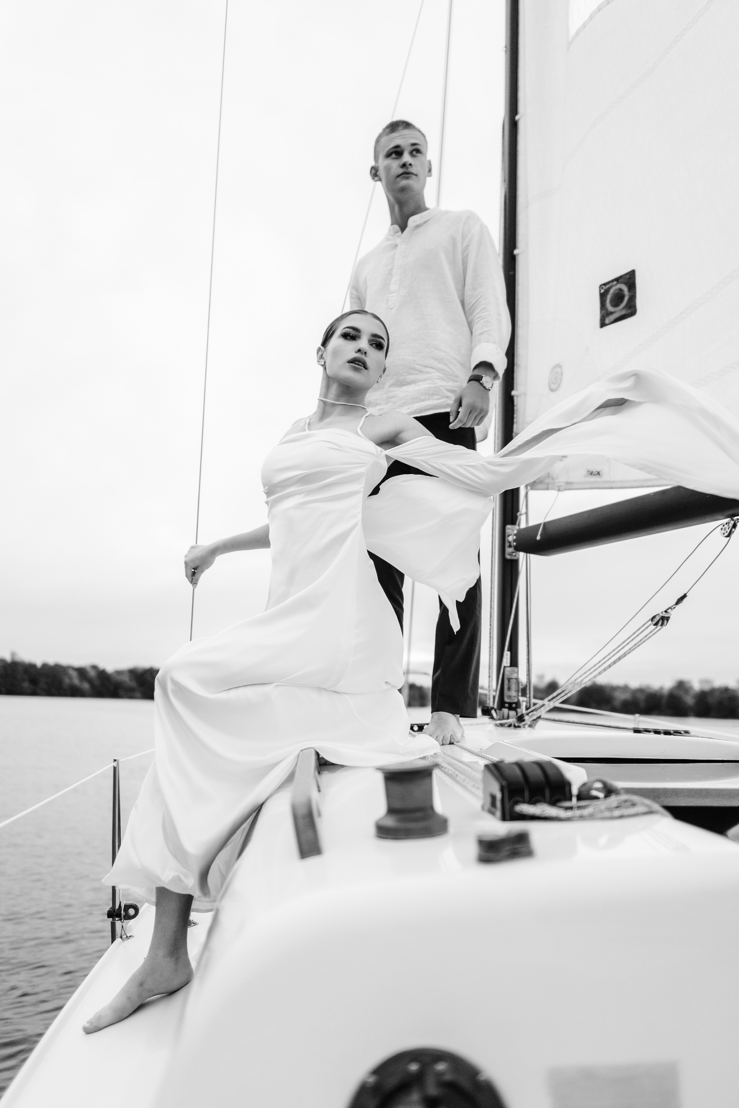 Маша и Дима на яхте. Свадебный и портретный фотограф в Липецке Юлия Свит