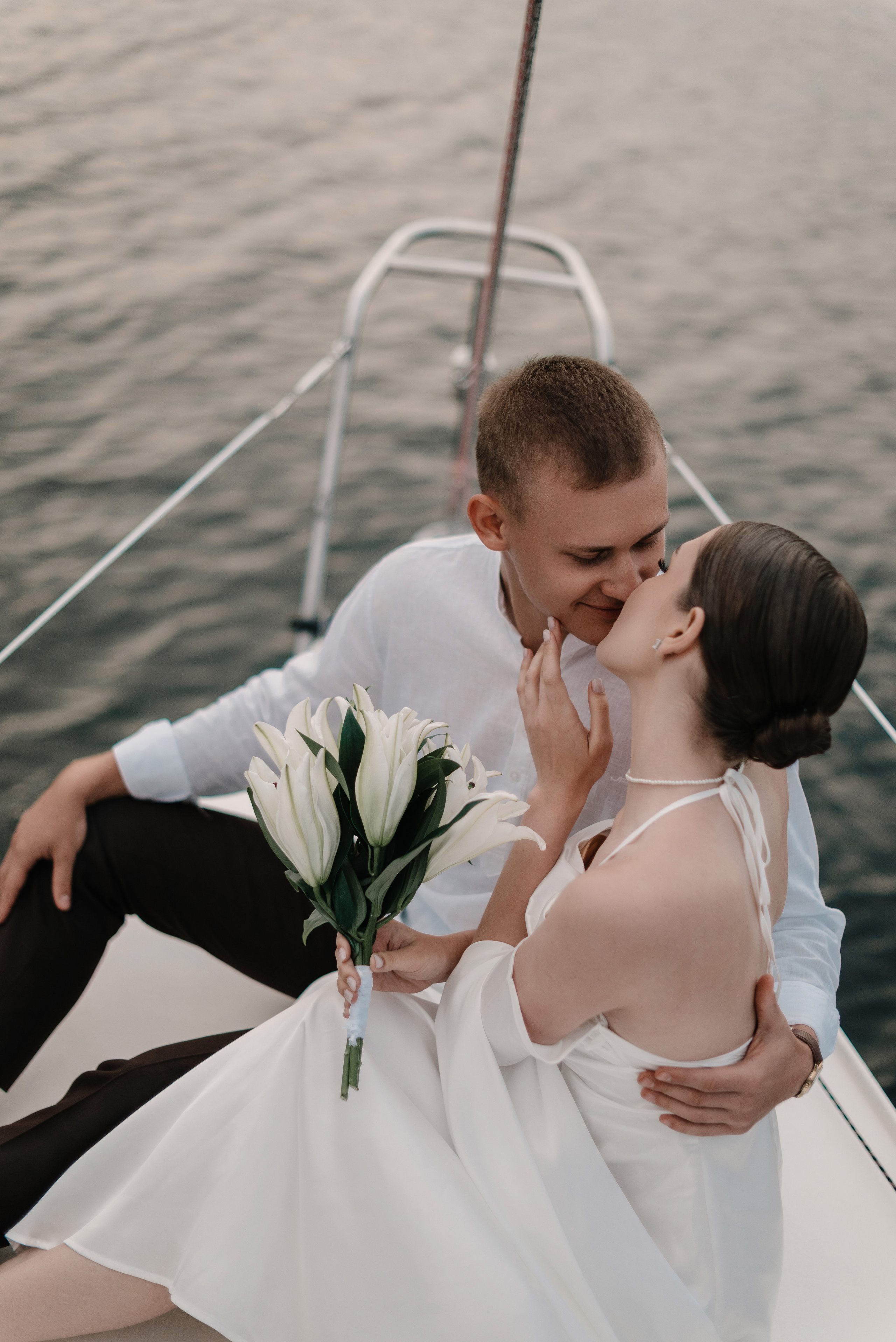 Маша и Дима на яхте. Свадебный и портретный фотограф в Липецке Юлия Свит
