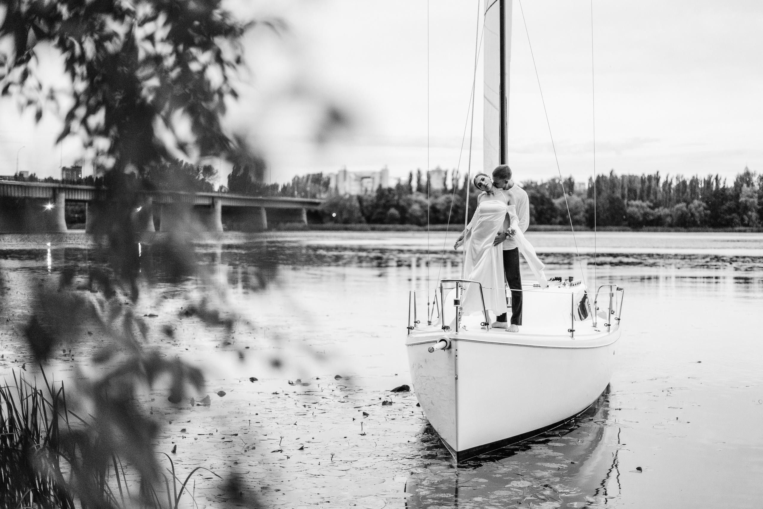 Маша и Дима на яхте. Свадебный и портретный фотограф в Липецке Юлия Свит