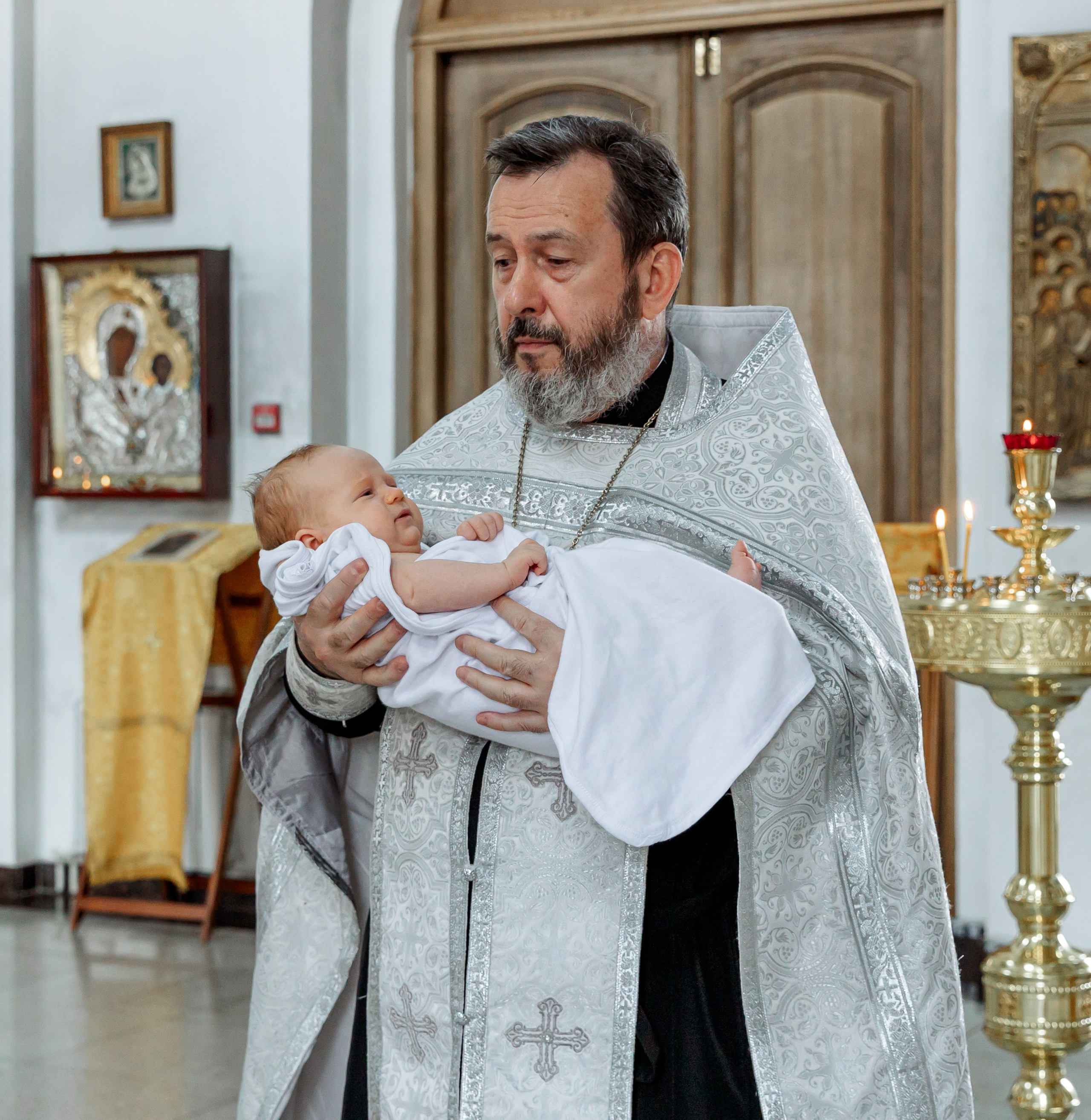 Крещение Сияны. Портретный и семейный фотограф в Москве Ирина Голубчина