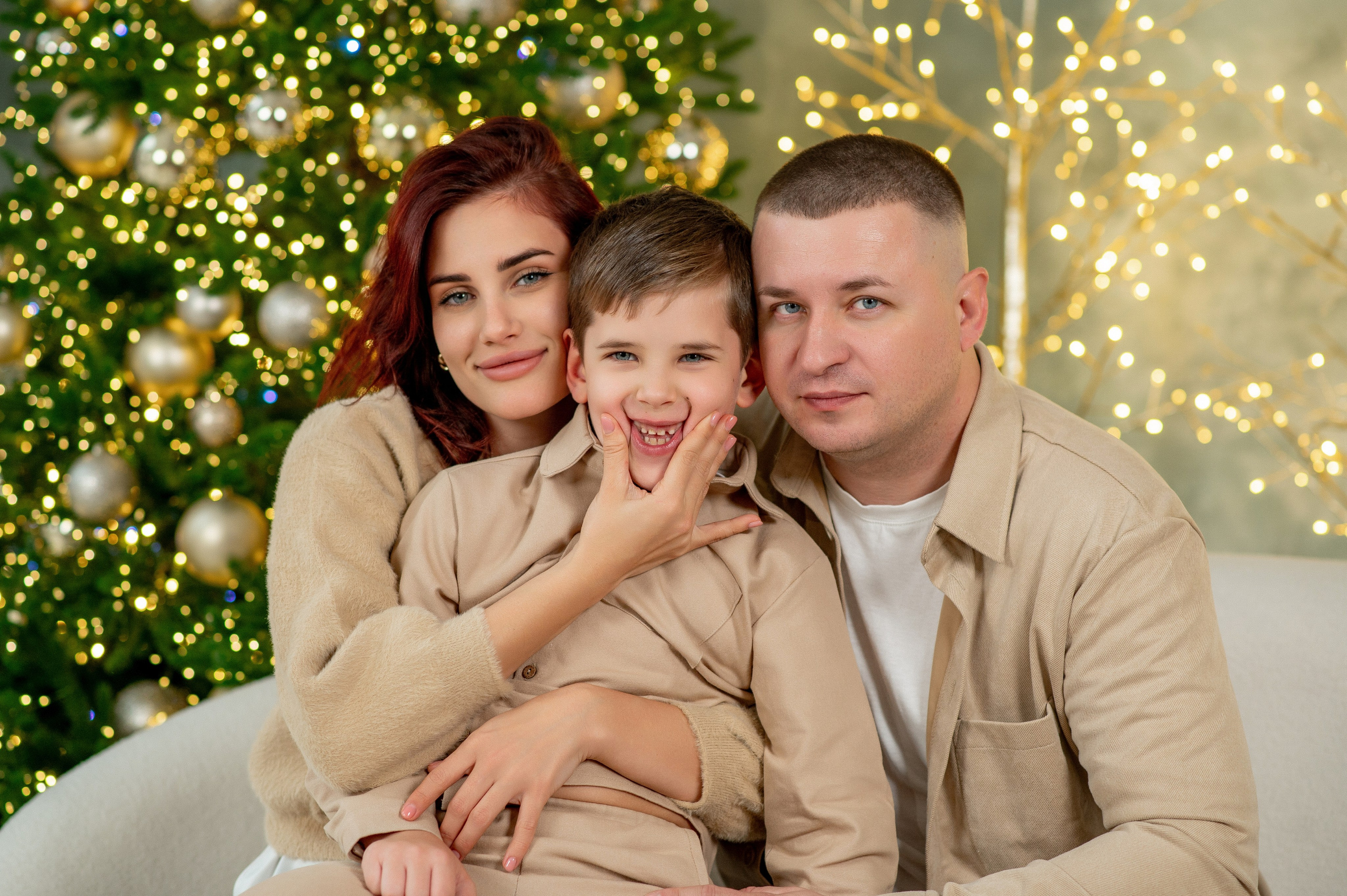 Семейная съемка, новый год. Фотограф Юлия Куталова | Краснодар