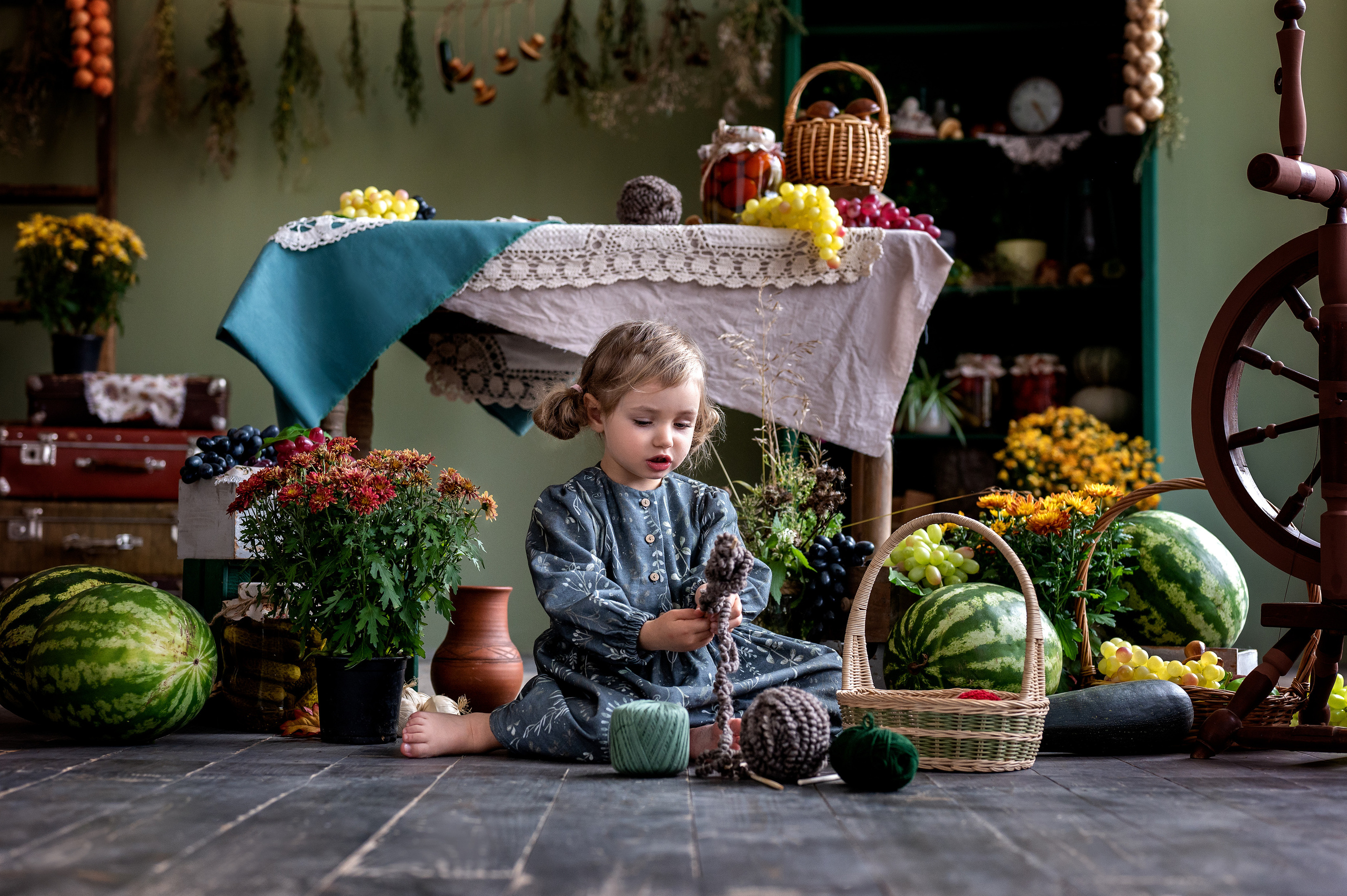 Лео и Эрика. Съемка в студии с кроликами. Фотограф Елена Сасс Москва