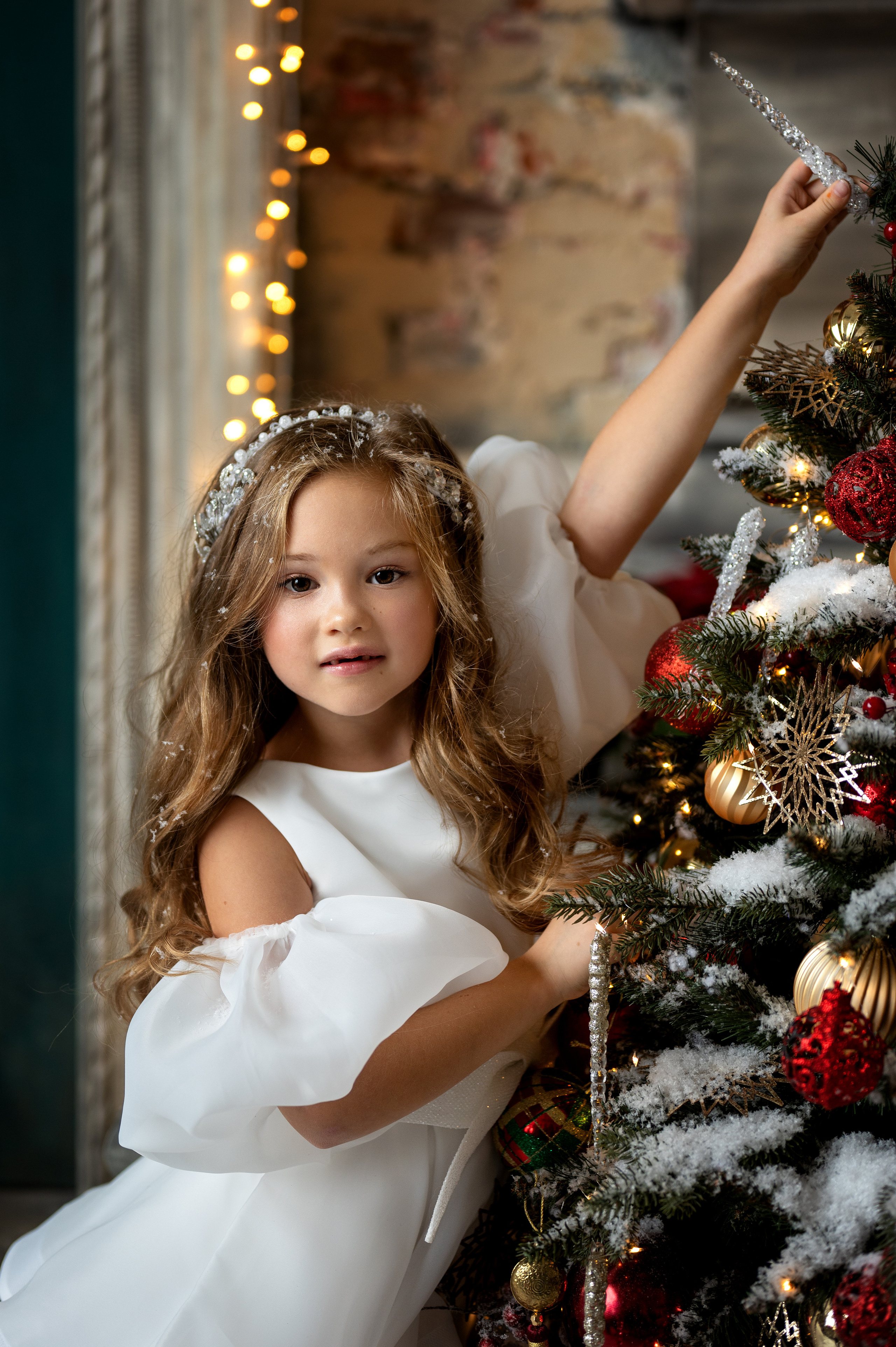 Новогодняя сказка Арины и Сашеньки, часть 1. Фотограф Елена Сасс Москва