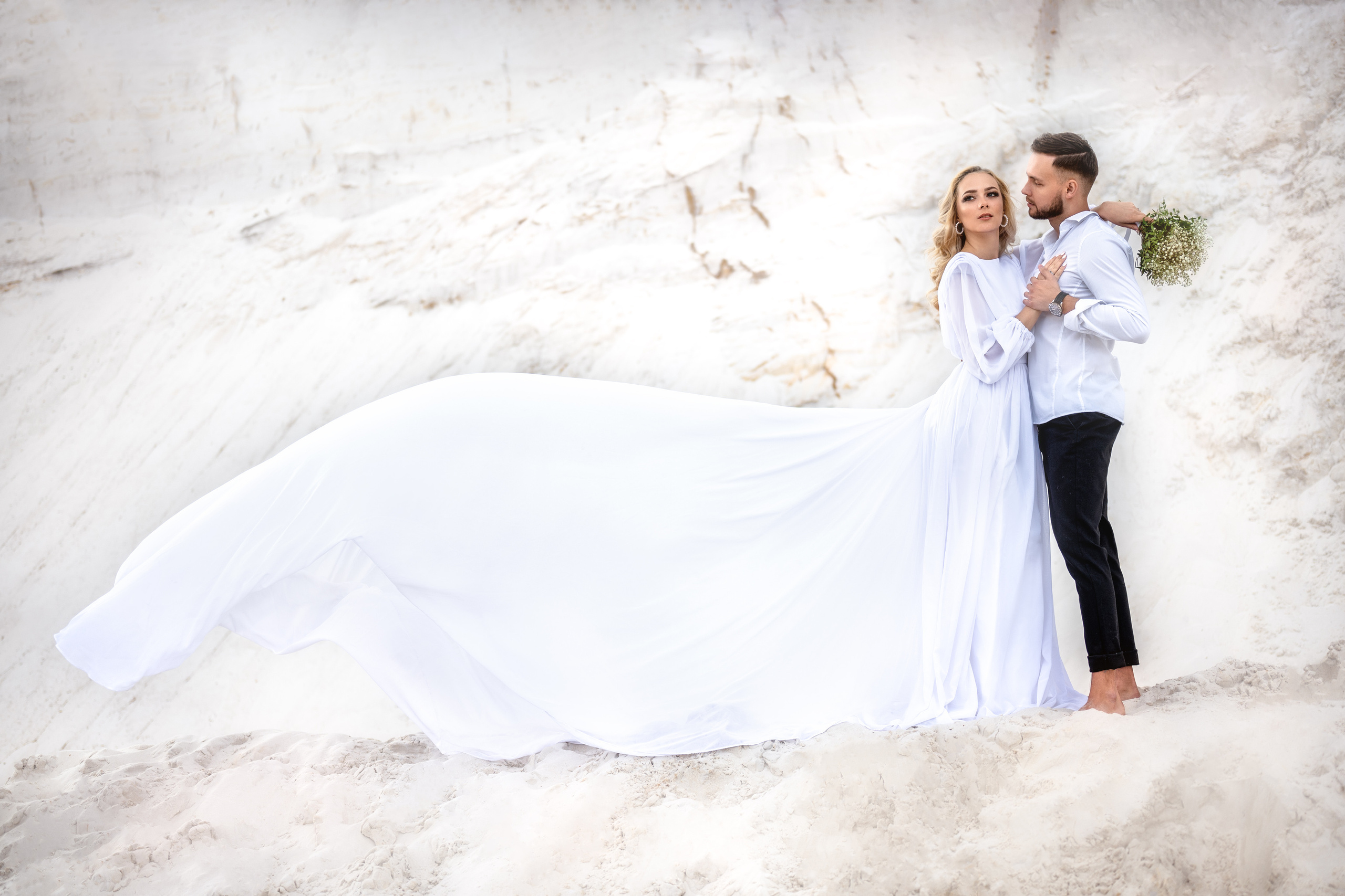 Love story в песках. Фотограф Елена Сасс Москва