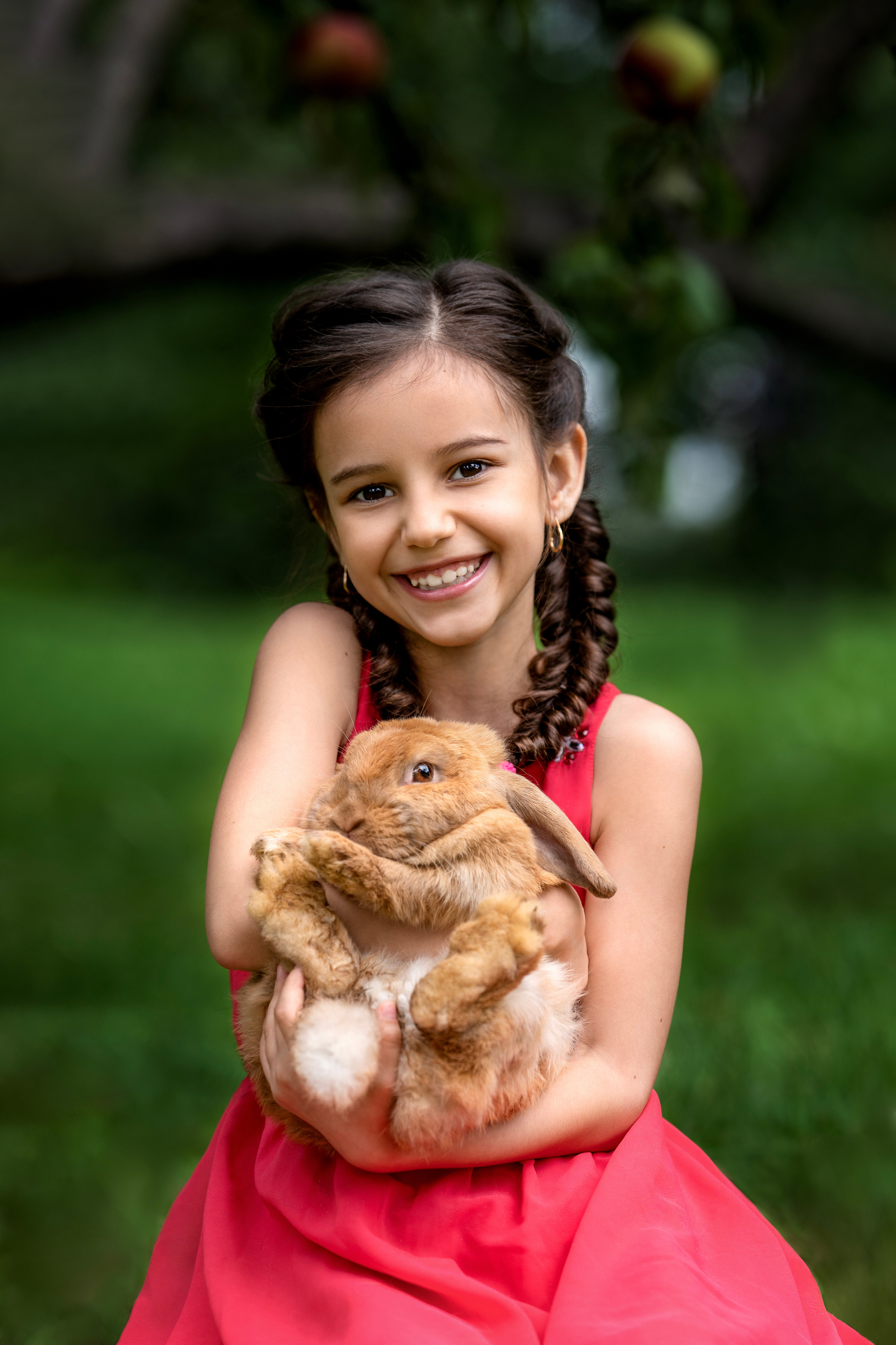 Эмилия и крольчата. Фотограф Елена Сасс Москва