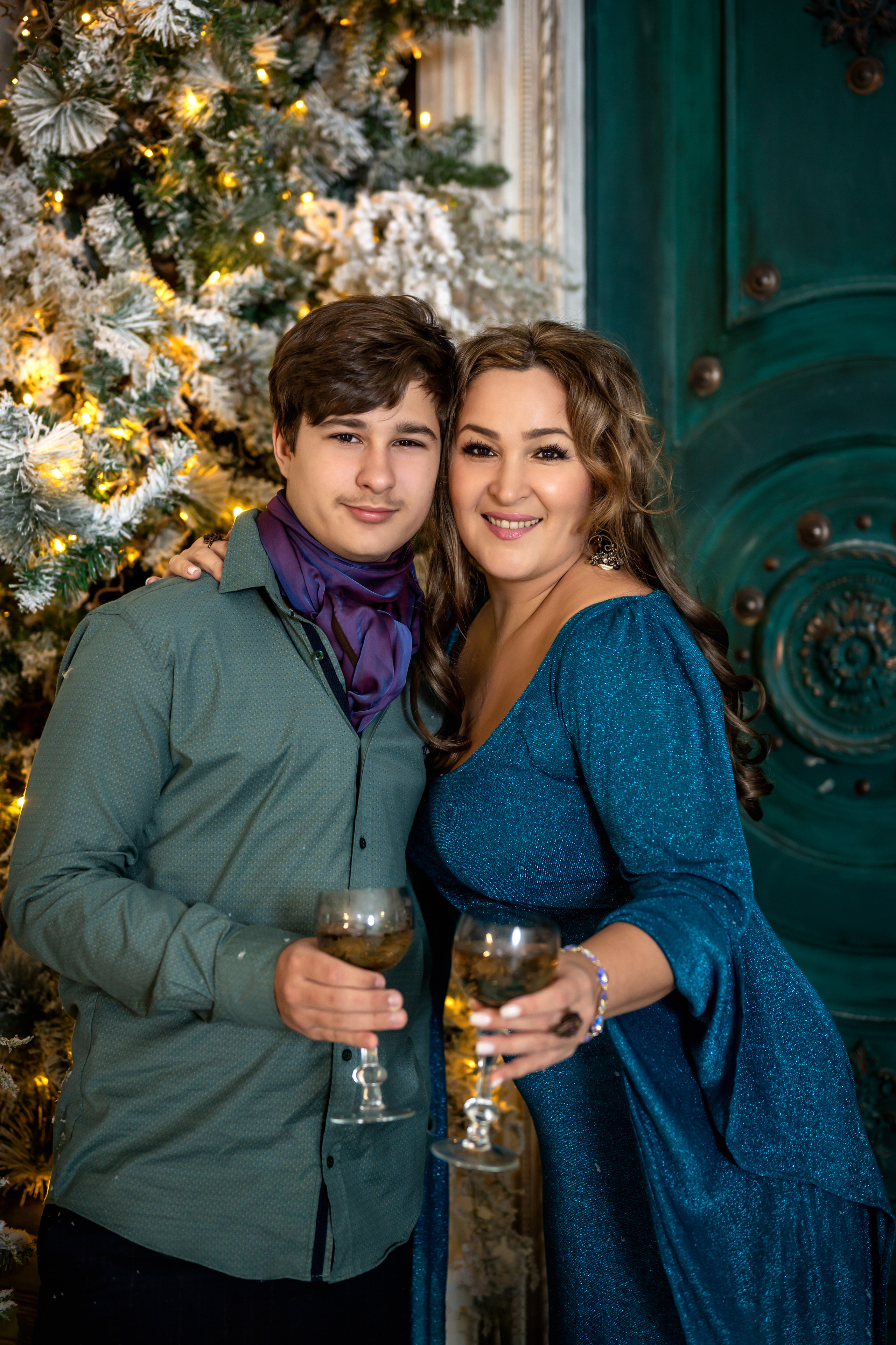 Новогодняя фотосессия Любови и Ильи. Фотограф Елена Сасс Москва