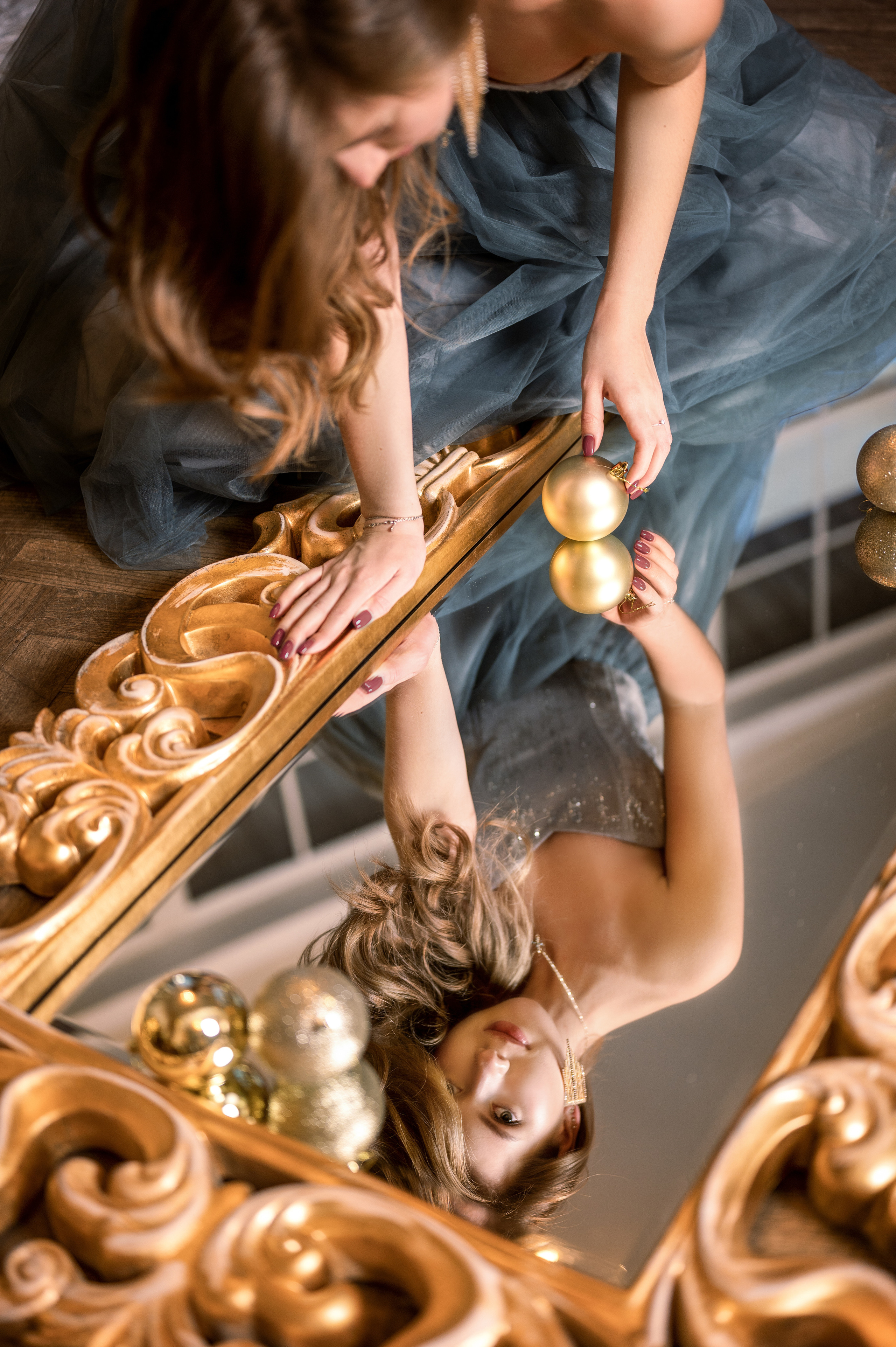 Новогодняя фотосессия в студии The Museum. Фотограф Елена Сасс Москва