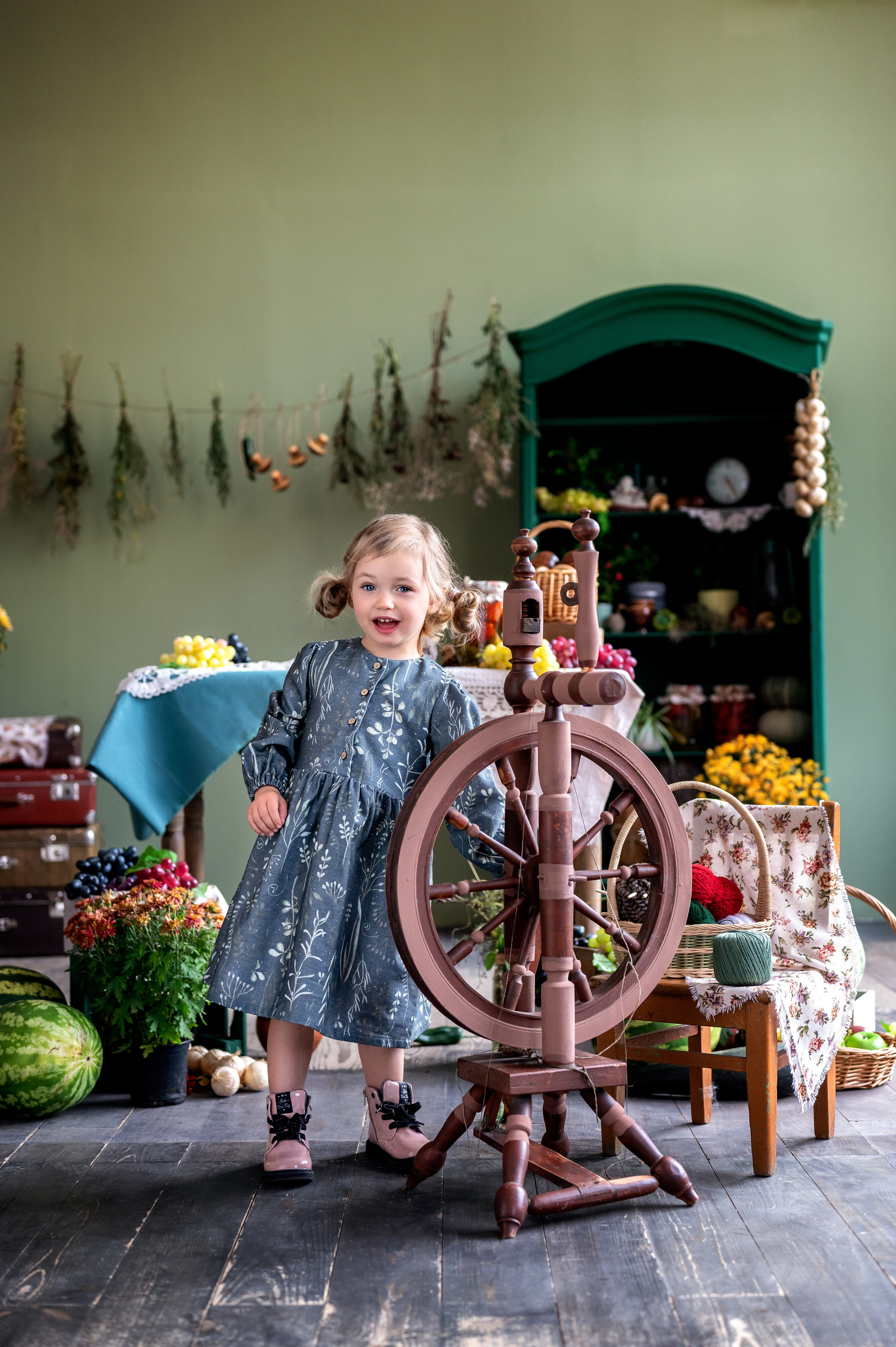 Лео и Эрика. Съемка в студии с кроликами. Фотограф Елена Сасс Москва