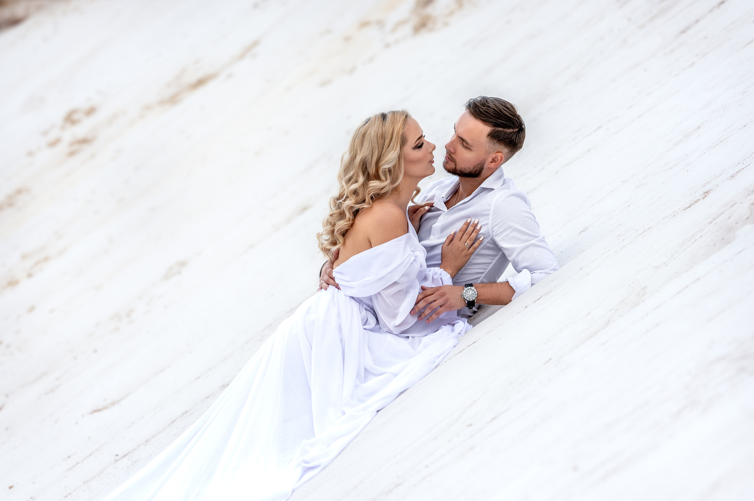 Love story в песках. Фотограф Елена Сасс Москва