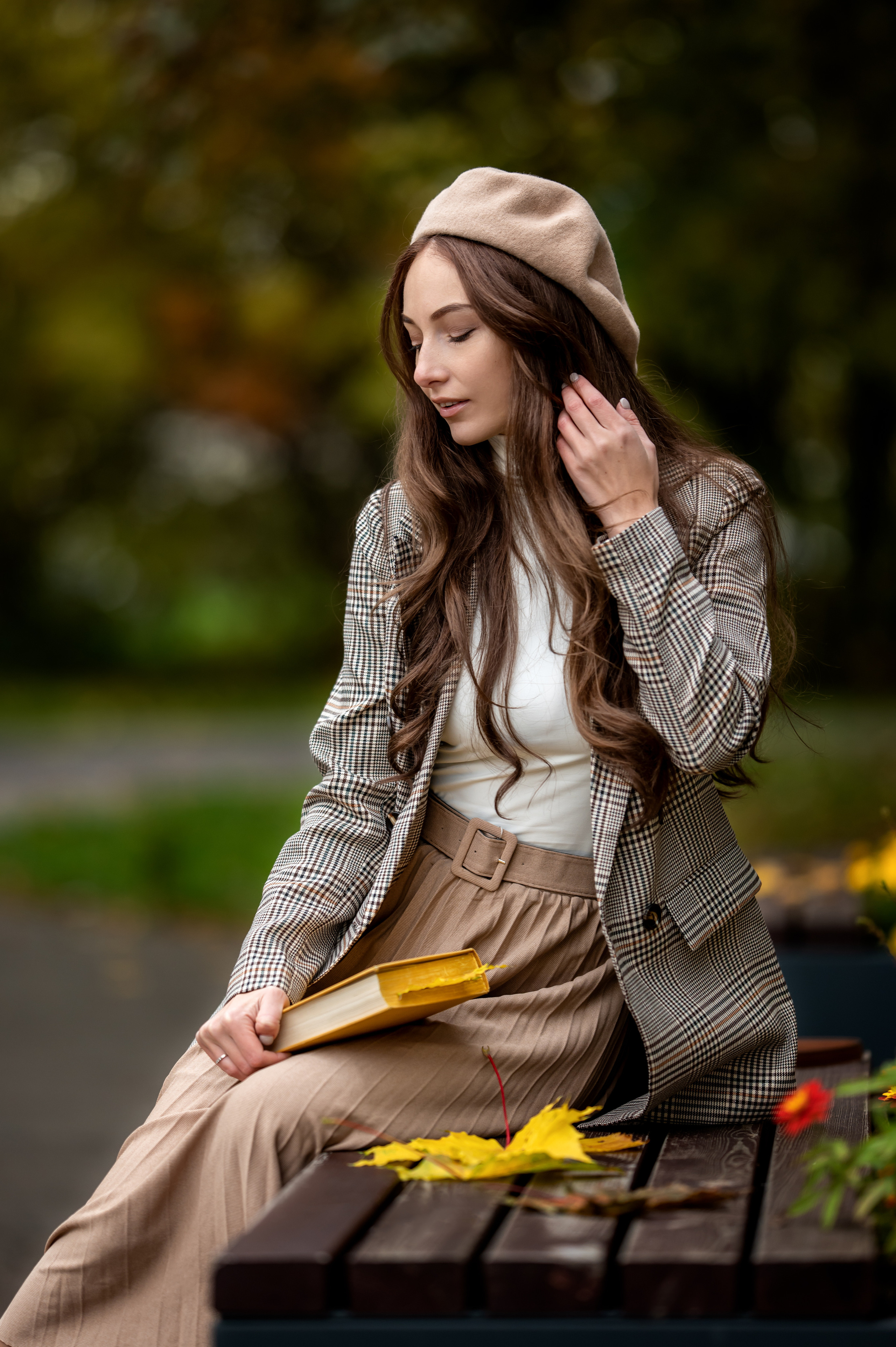 Фотосессия Оли около библиотеки. Фотограф Елена Сасс Москва