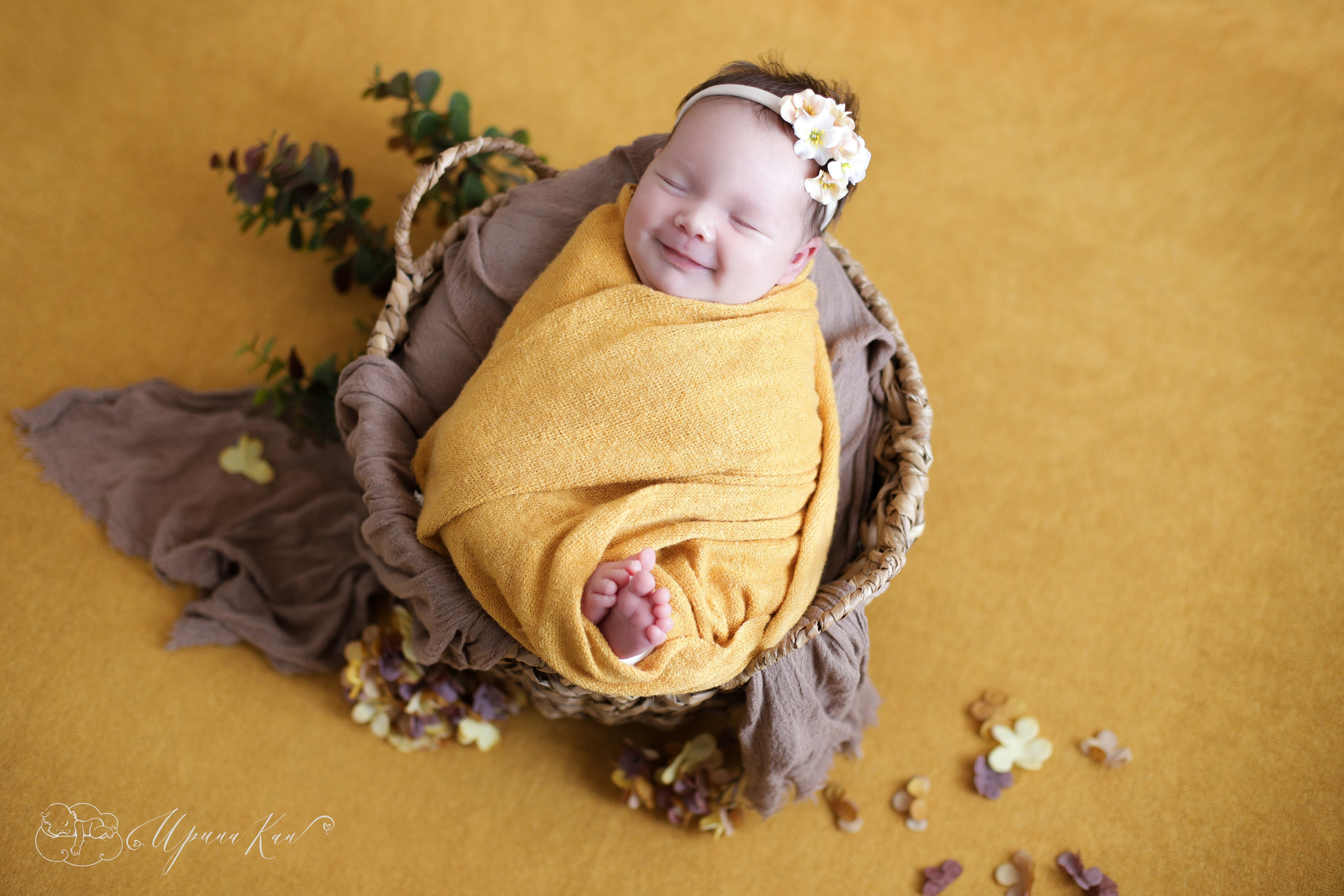 Новорожденная фотосессия для девочек. Ирина Кан Фотограф новорожденных в Екатеринбурге