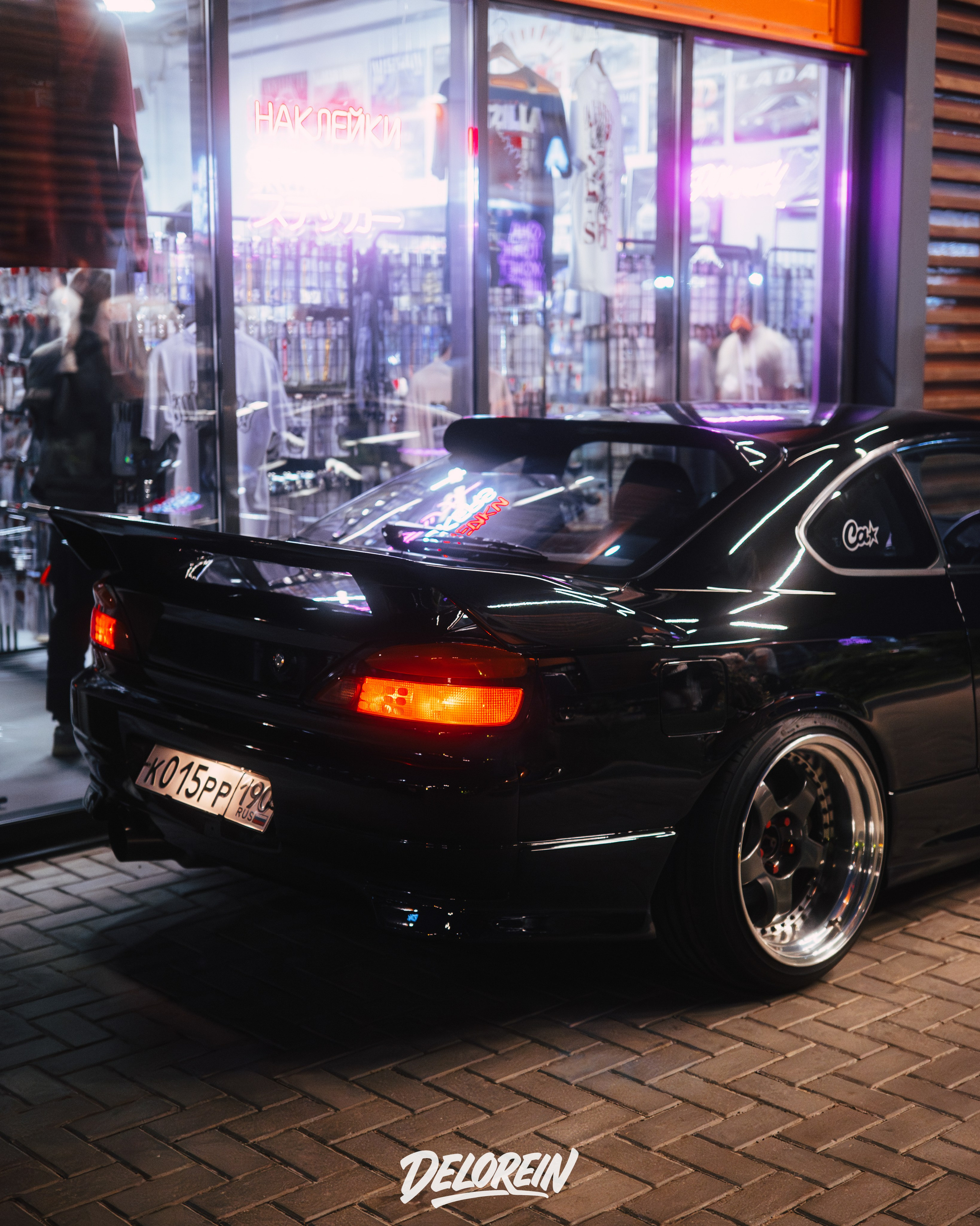 Nissan Silvia черносливка S15 @sindik_ciay. DeLorein