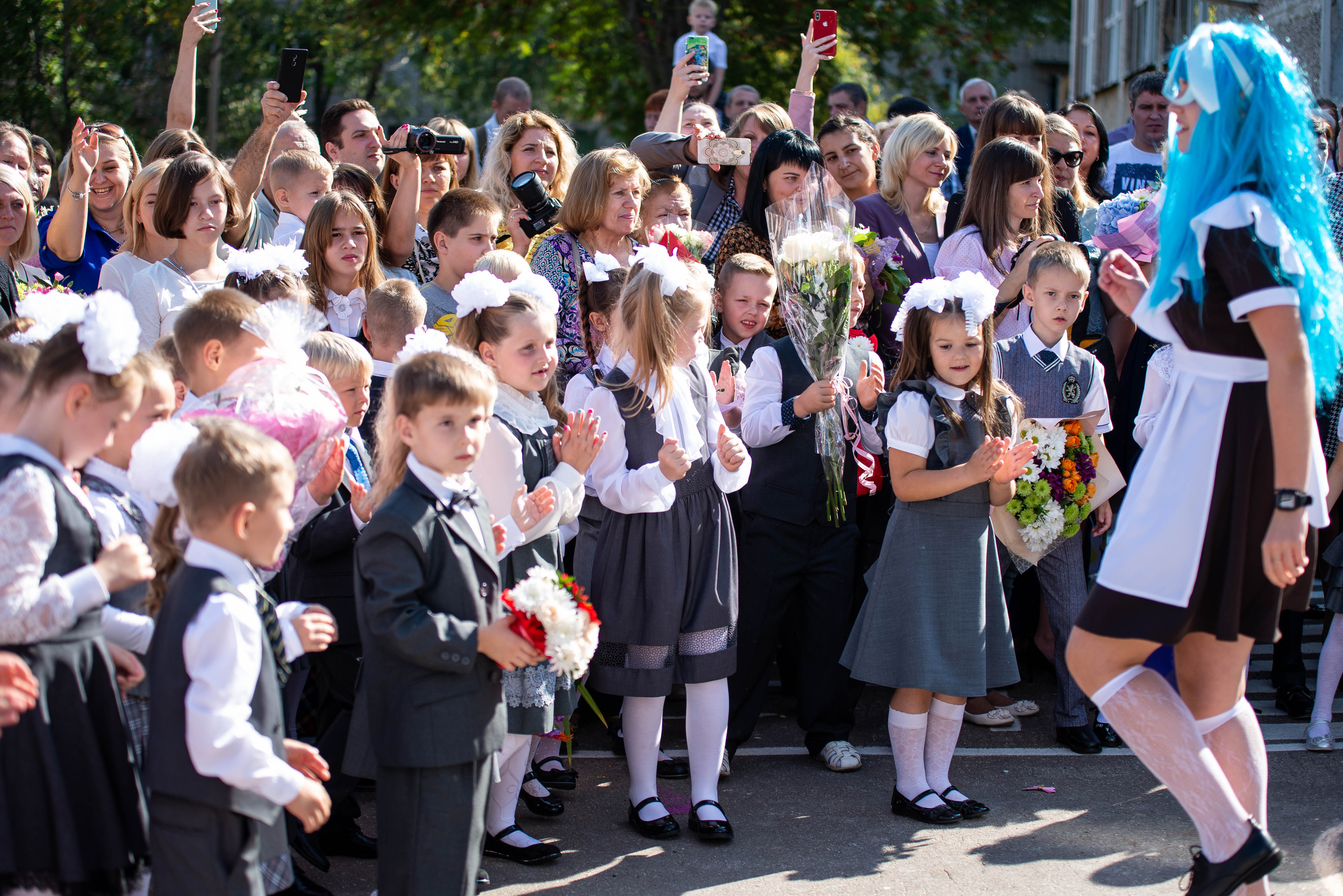 Репортаж 1 сентября. Выпускные альбомы в Подольске Москве и МО