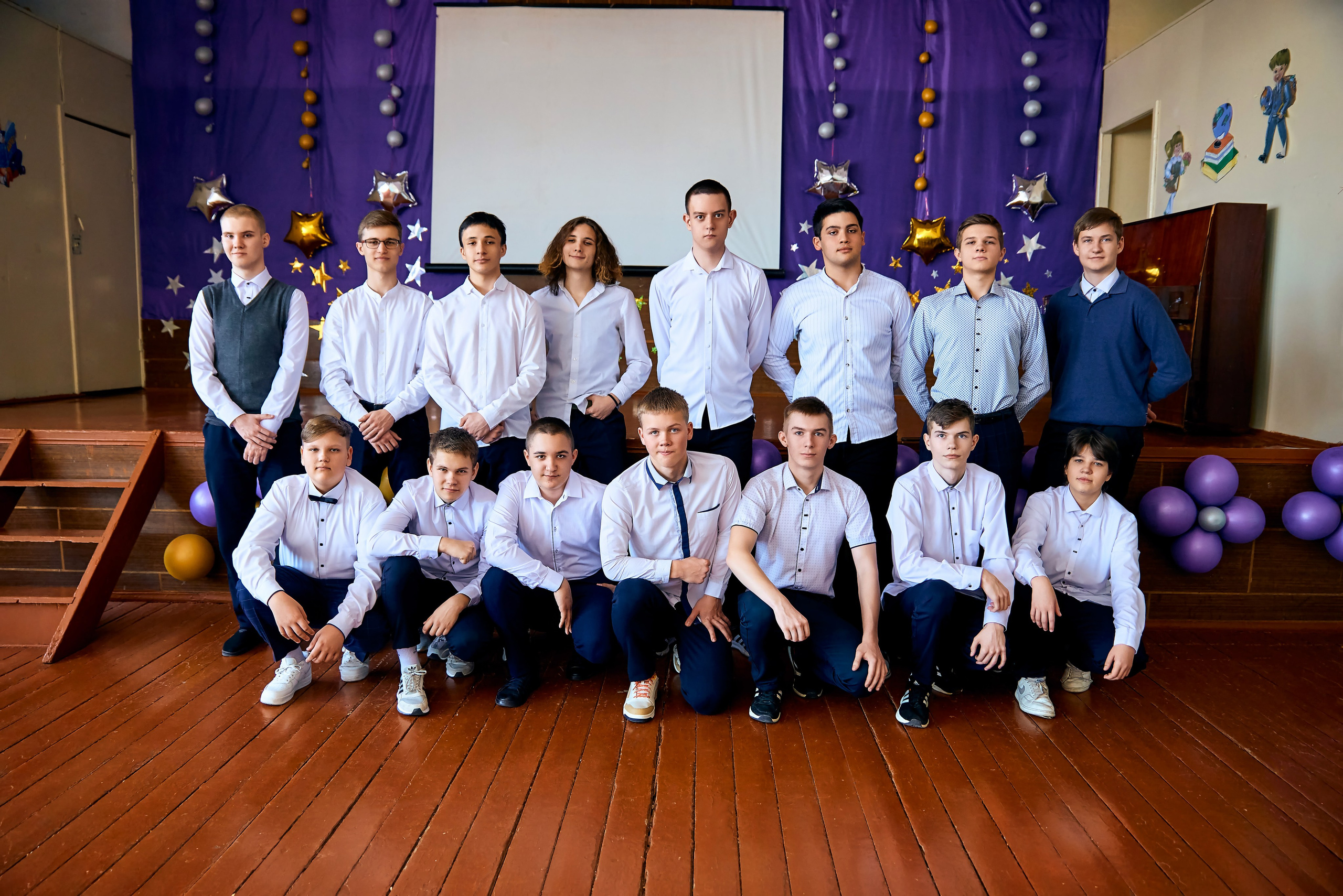 9А класс Хотынецкая СОШ выпуск 2024. Фотограф в Орле Павел Черкасов