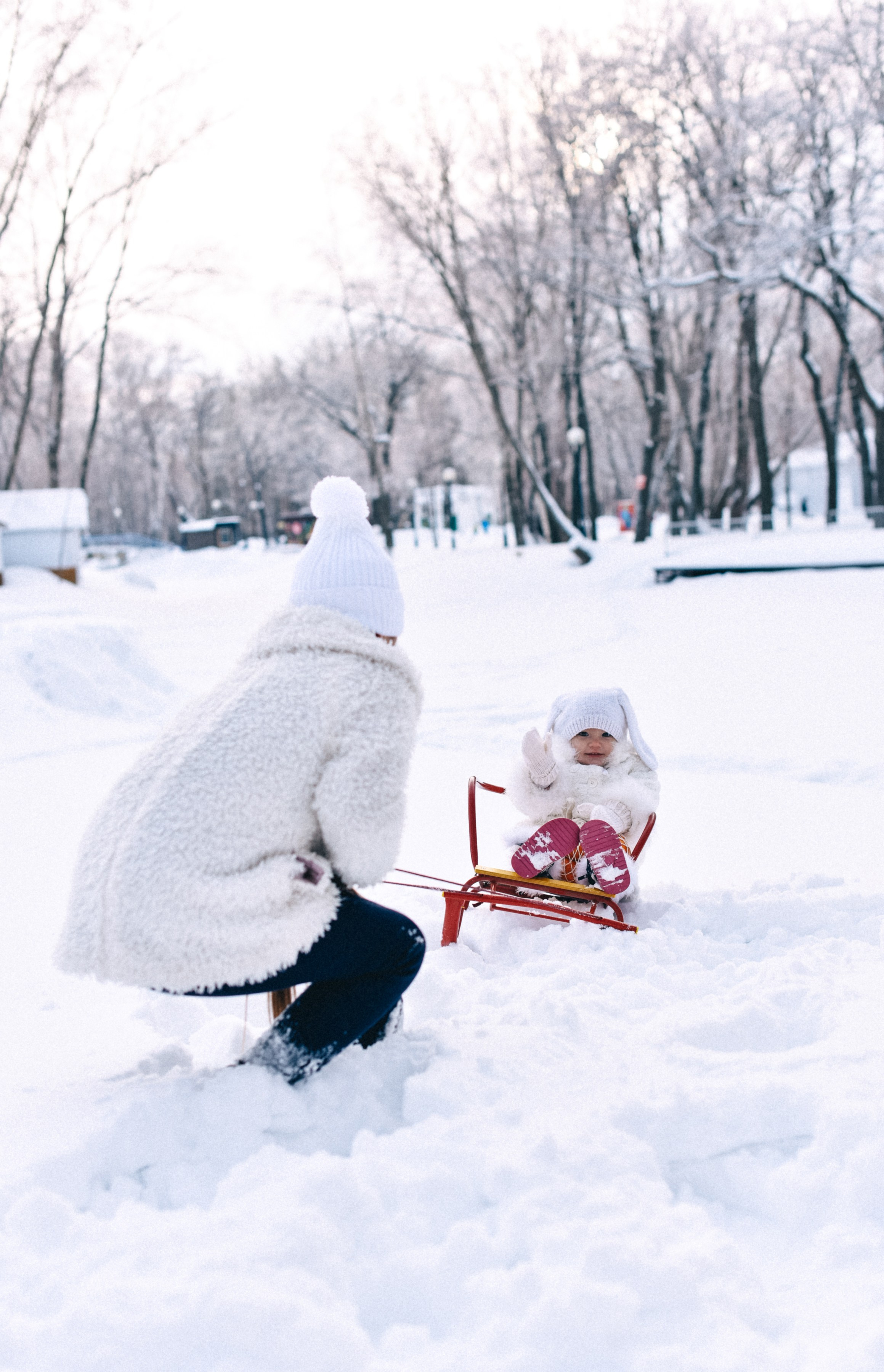 Девочки зима