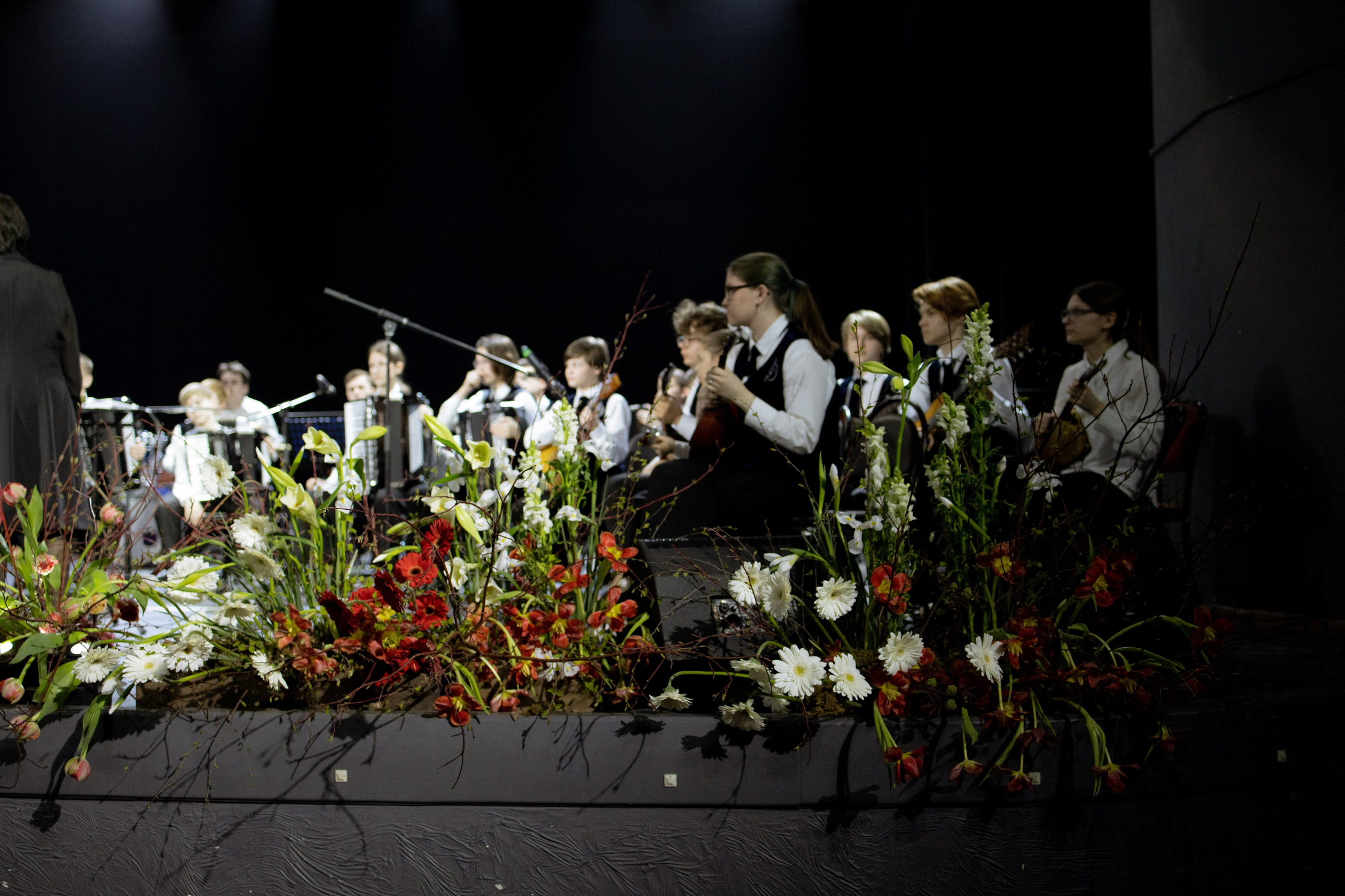 Оформление Отчетного концерта Музыкальной школы Глазунова. Оформление свадеб, декор свадеб Вера Маркова, Москва