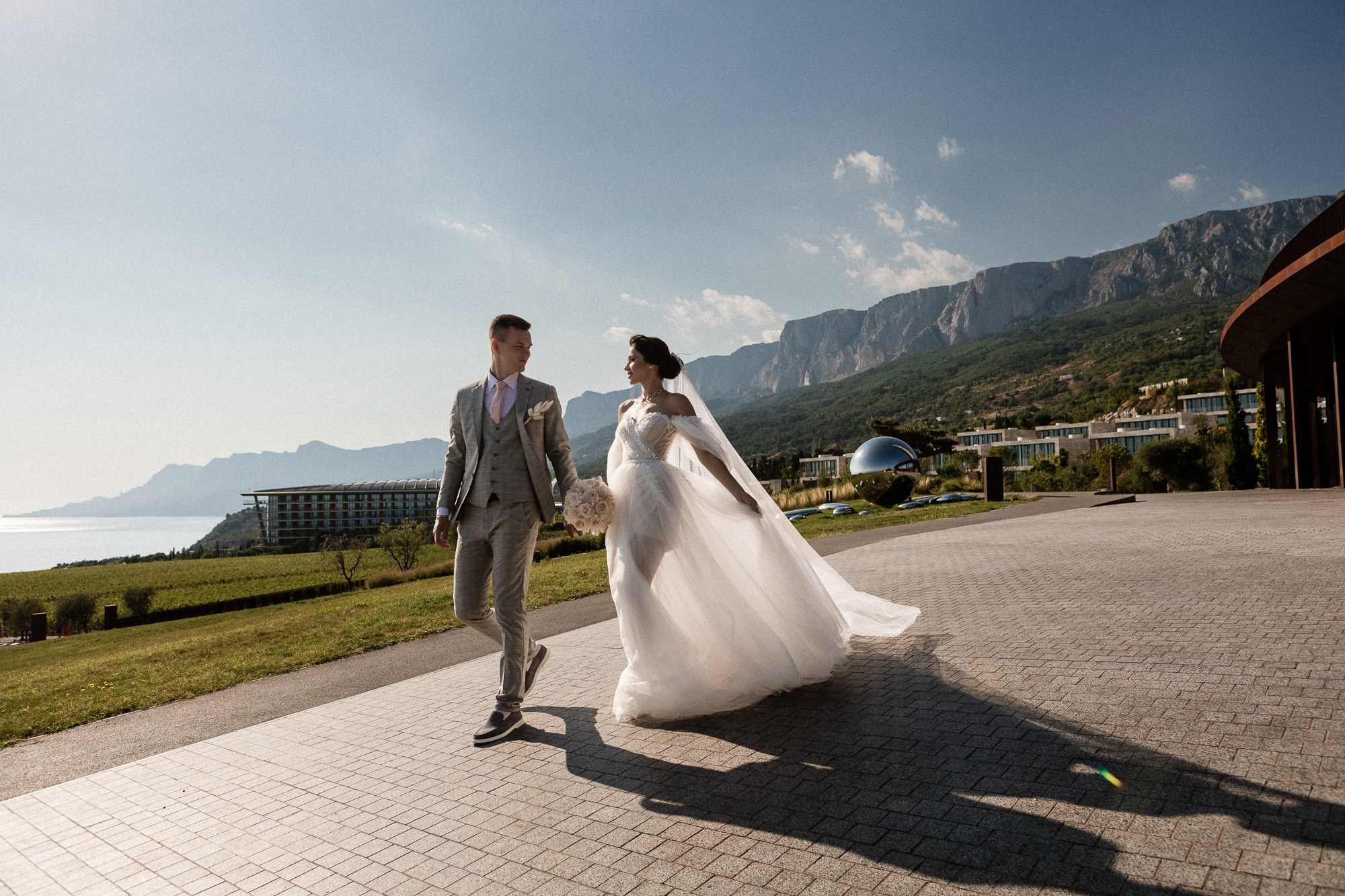 Владимир и Алина — Свадьба в отеле Mriya Resort & Spa. Свадебный фотограф, фотосъемка в Крыму, Севастополе, Симферополе, Ялте