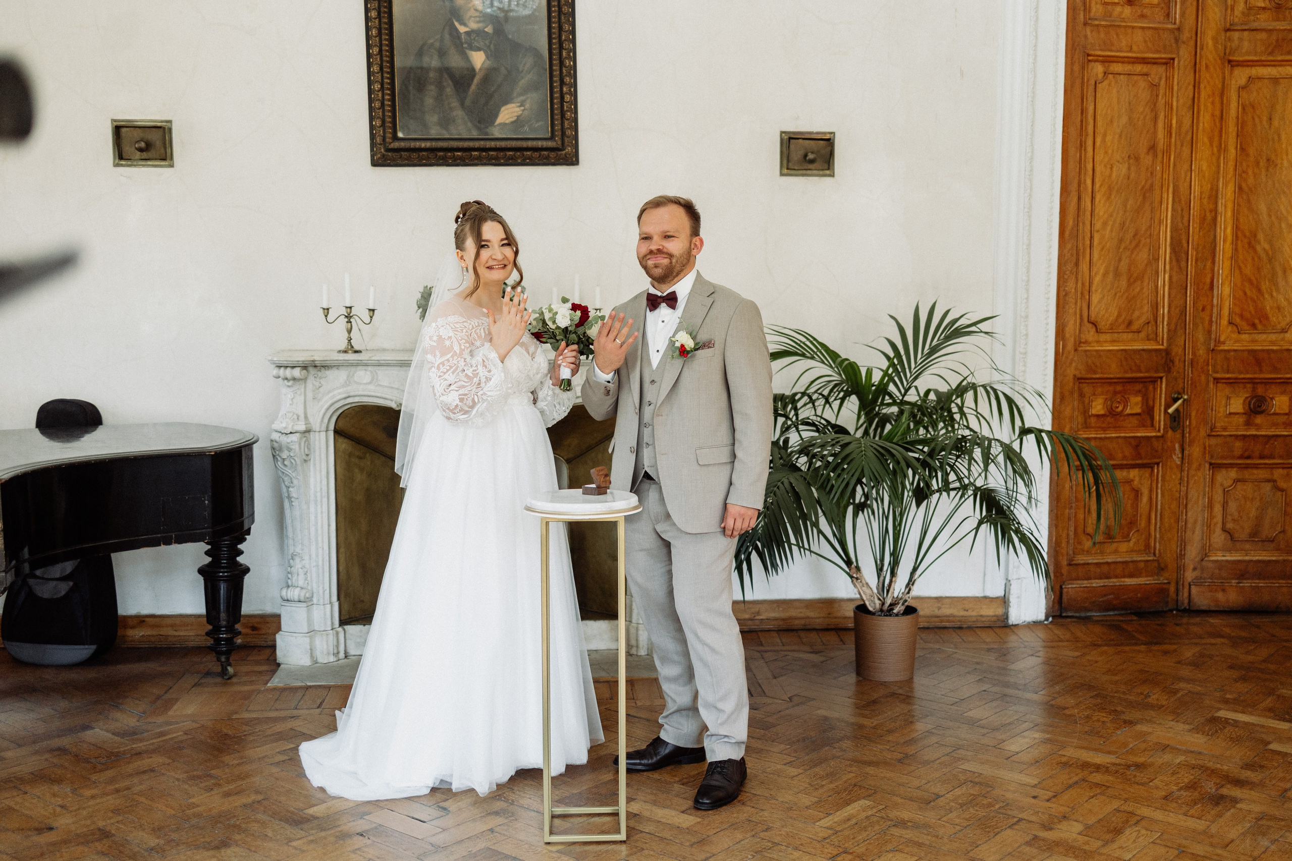 Библиотека имени Пушкина. Свадебный фотограф Маргарита Глумскова