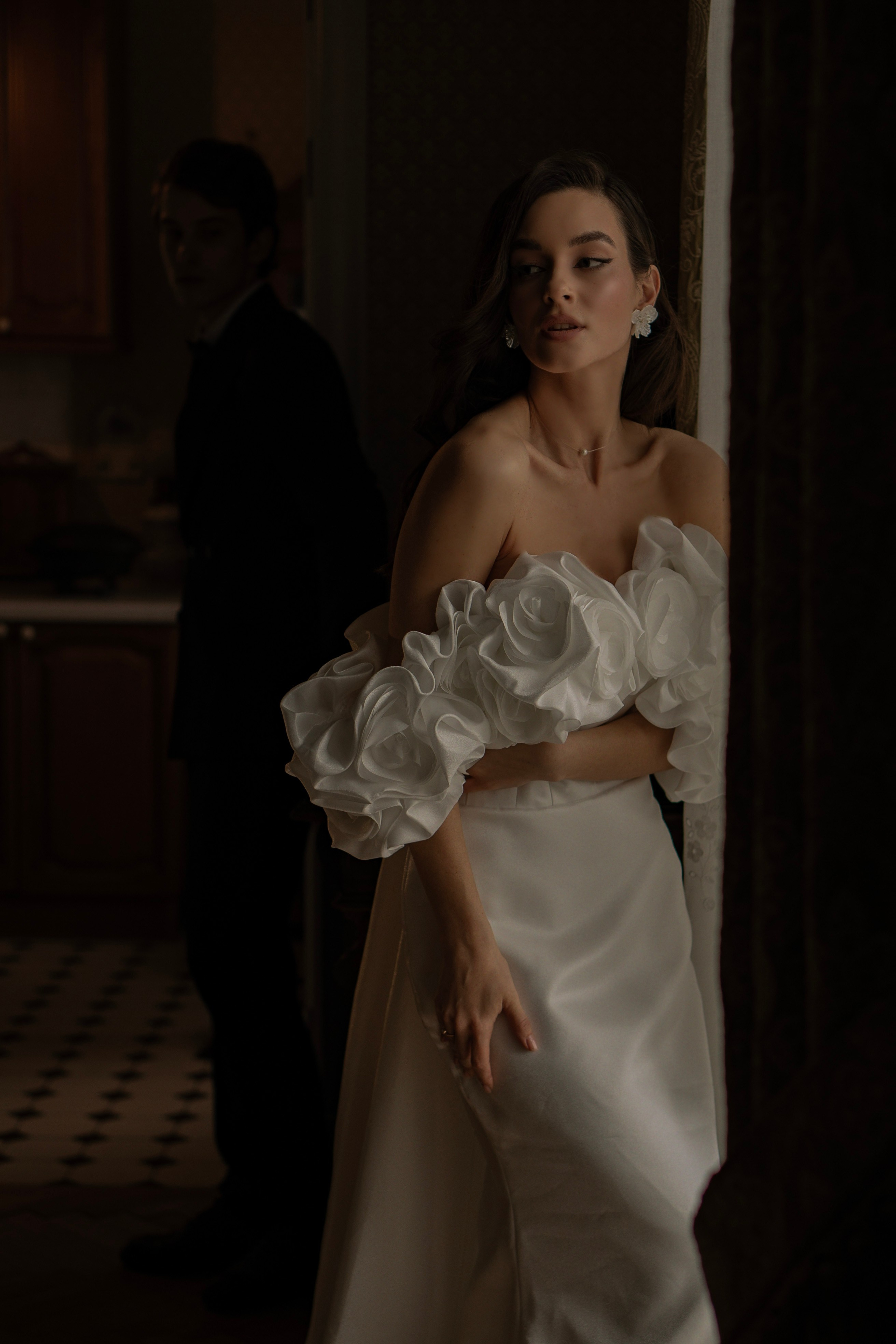 Свадебная в ретро-квартире. Фотограф Арина Шмакова