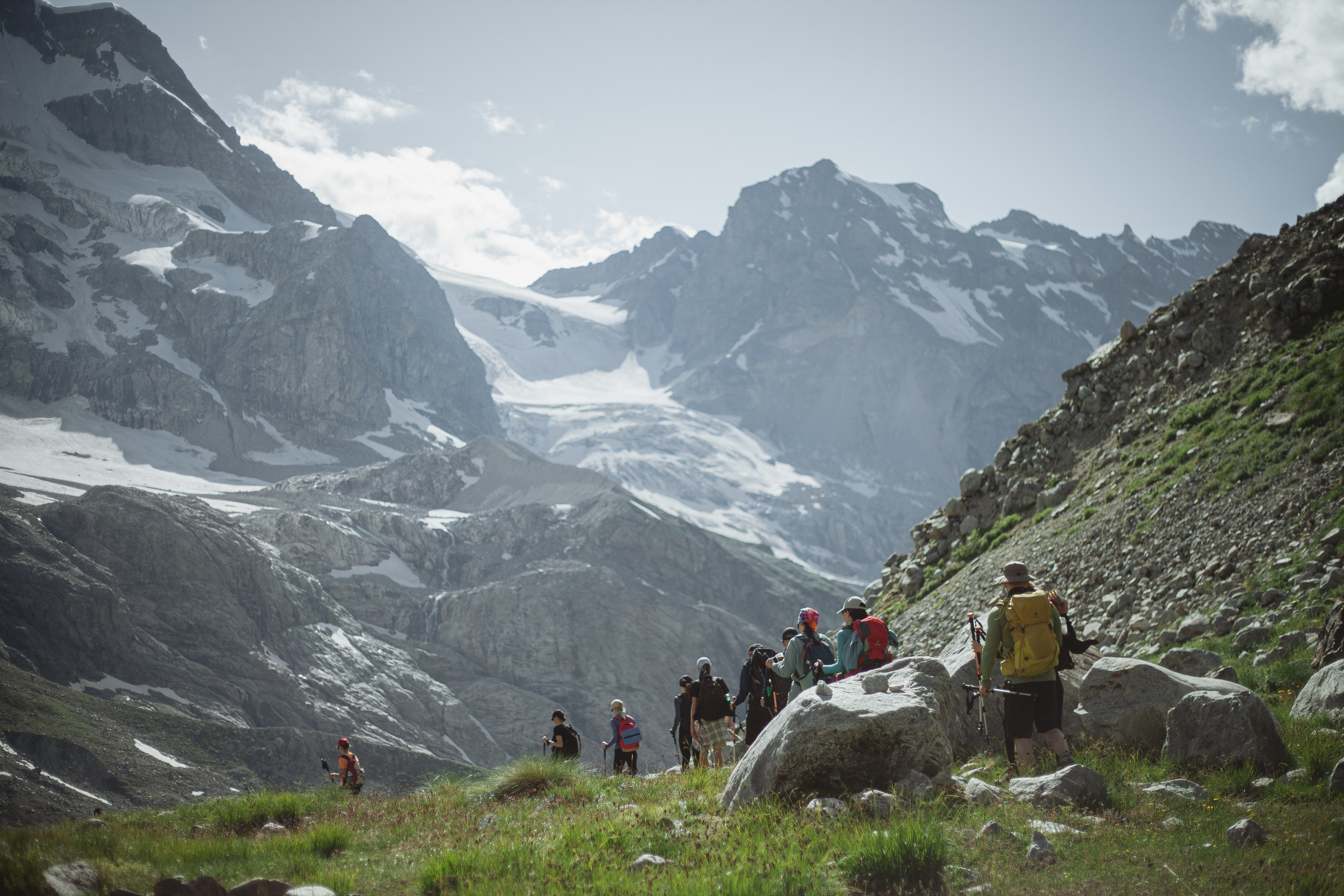 Адыр-Су, восхождение на Эльбрус акклиматизация в Адыр-СУ, альплагерь Уллу-Тау