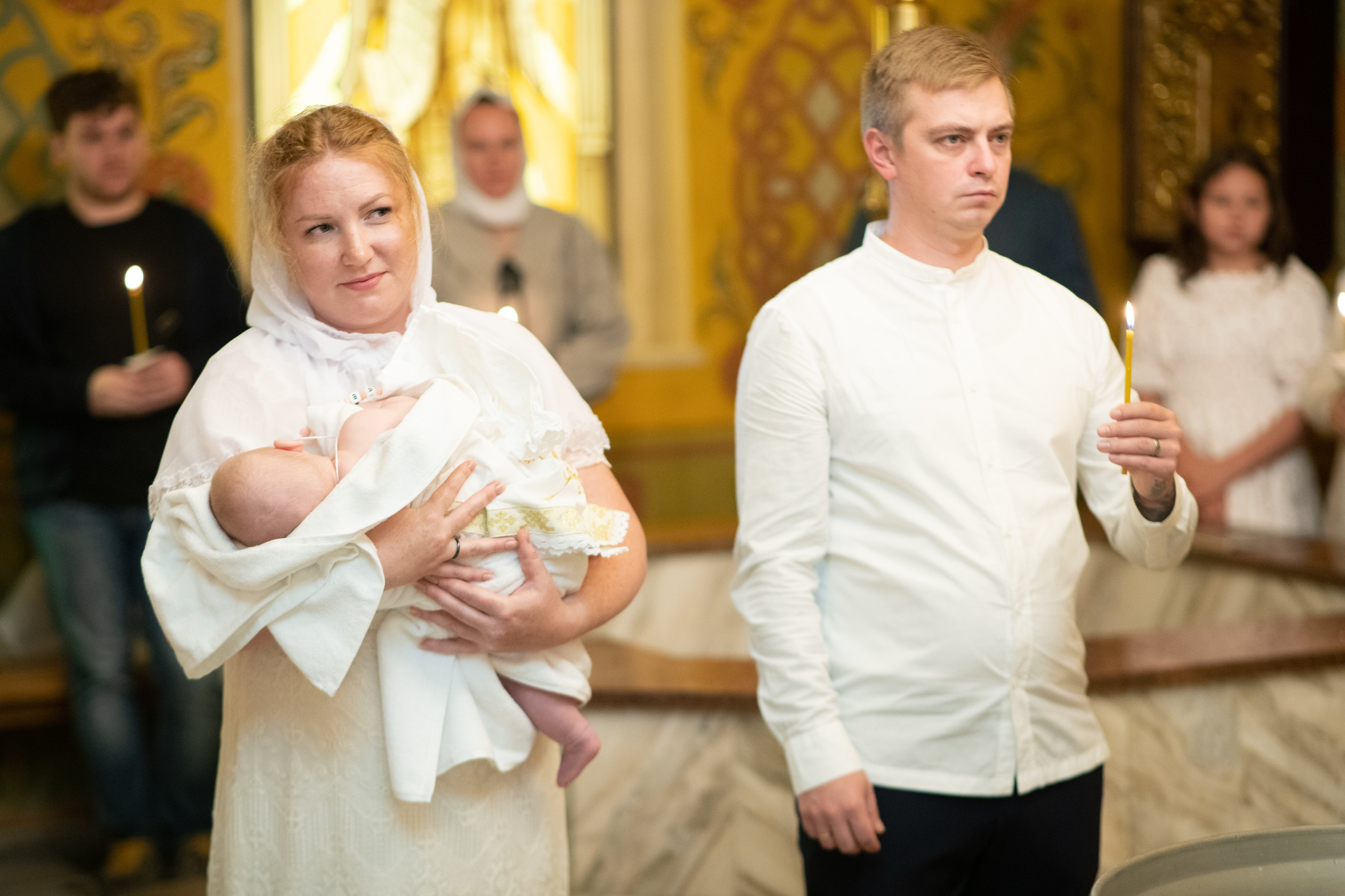 Крещение младенца Ксении в Люблино. Свадебный и портретный фотограф в Москве Галина Борисова
