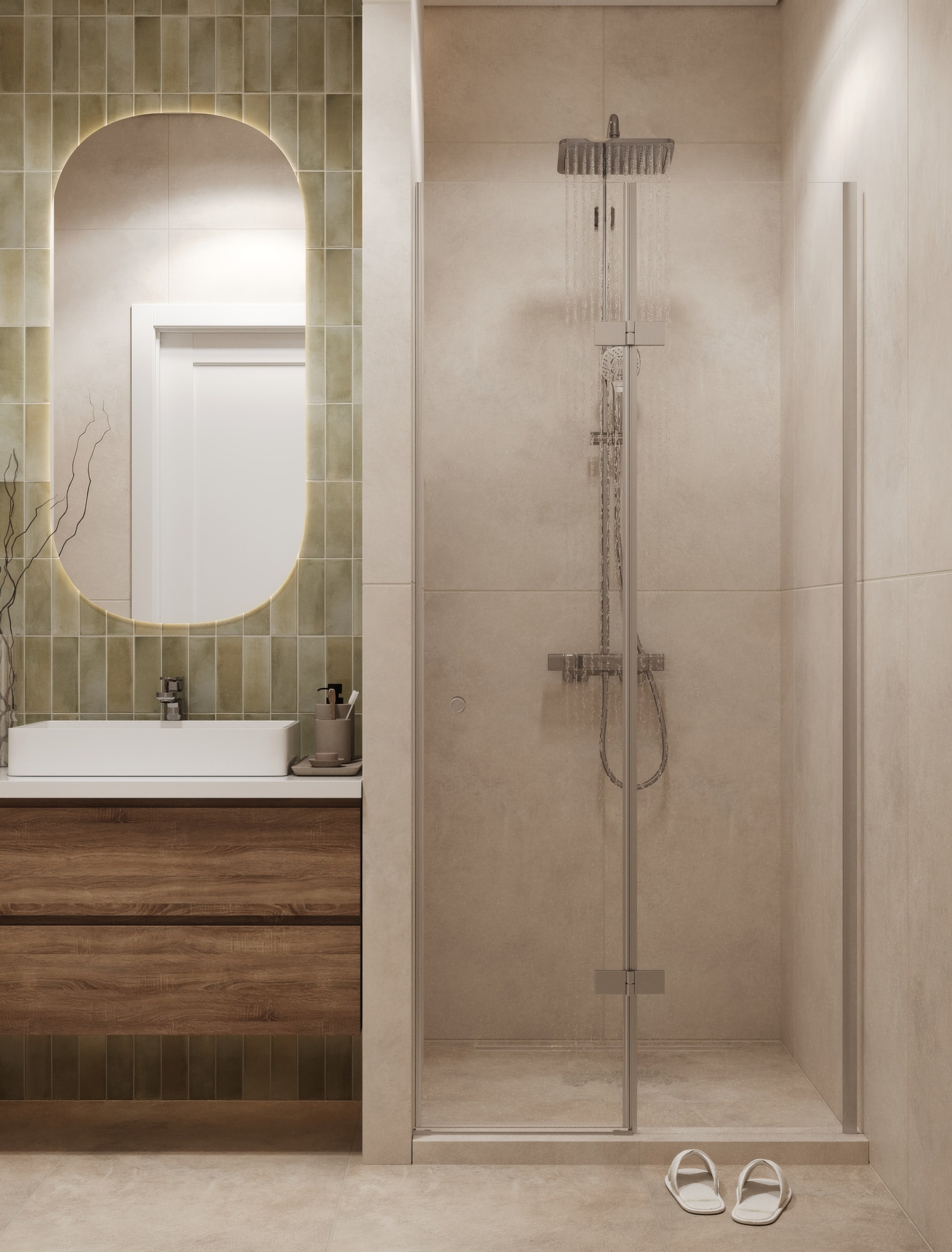 Визуализация квартиры ЖК Дзен-кварталы 70.2 m². Заказать 3d визуализацию интерьеров — Дарья Веденёва